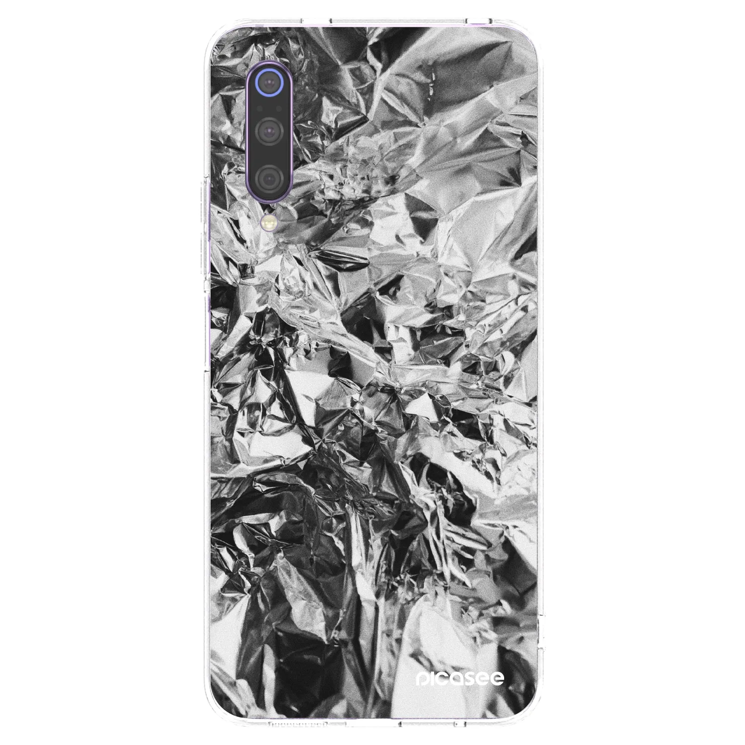 Picasee silikonový průhledný obal pro Xiaomi Mi 9 - Chrome