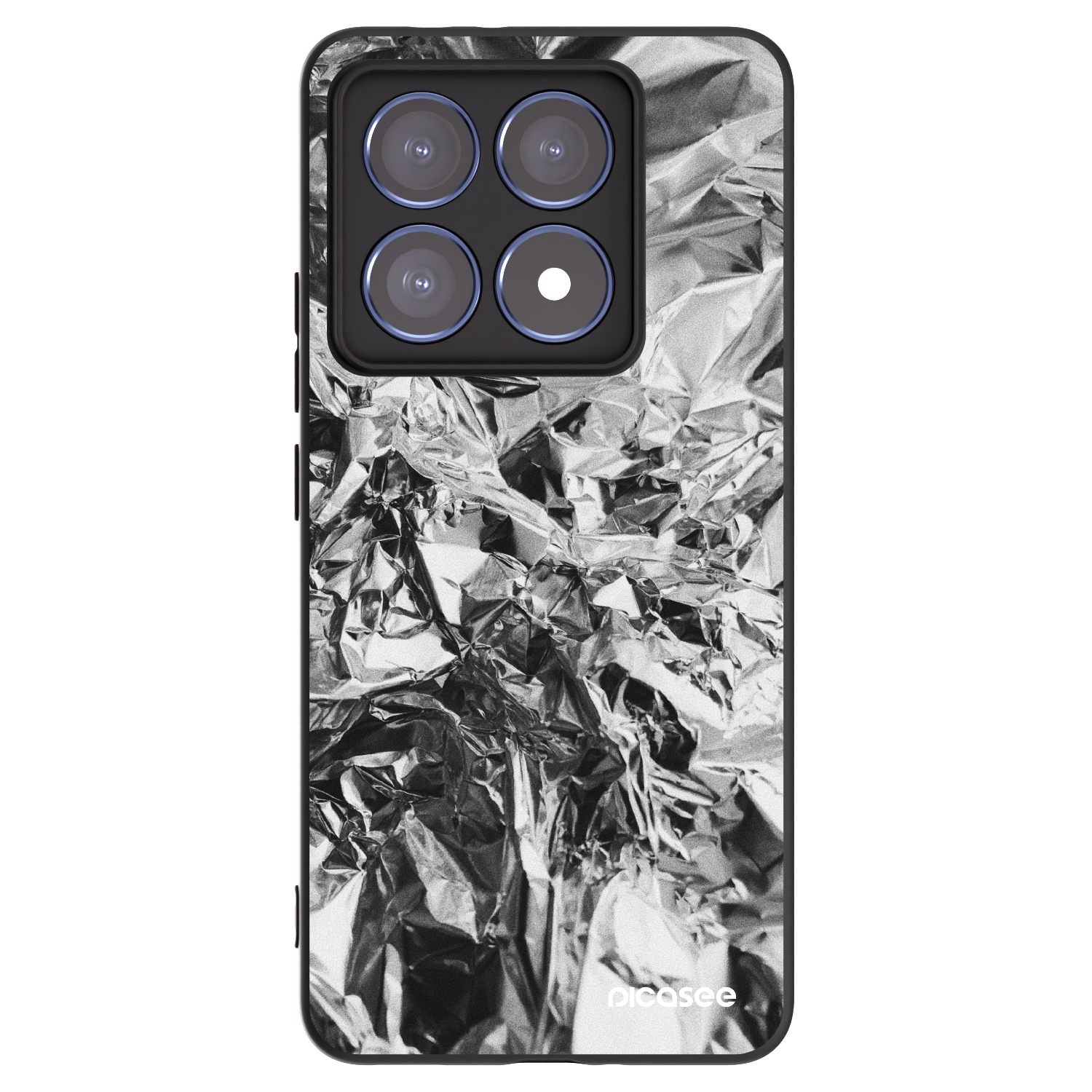 Picasee silikonový černý obal pro Xiaomi 14T Pro - Chrome