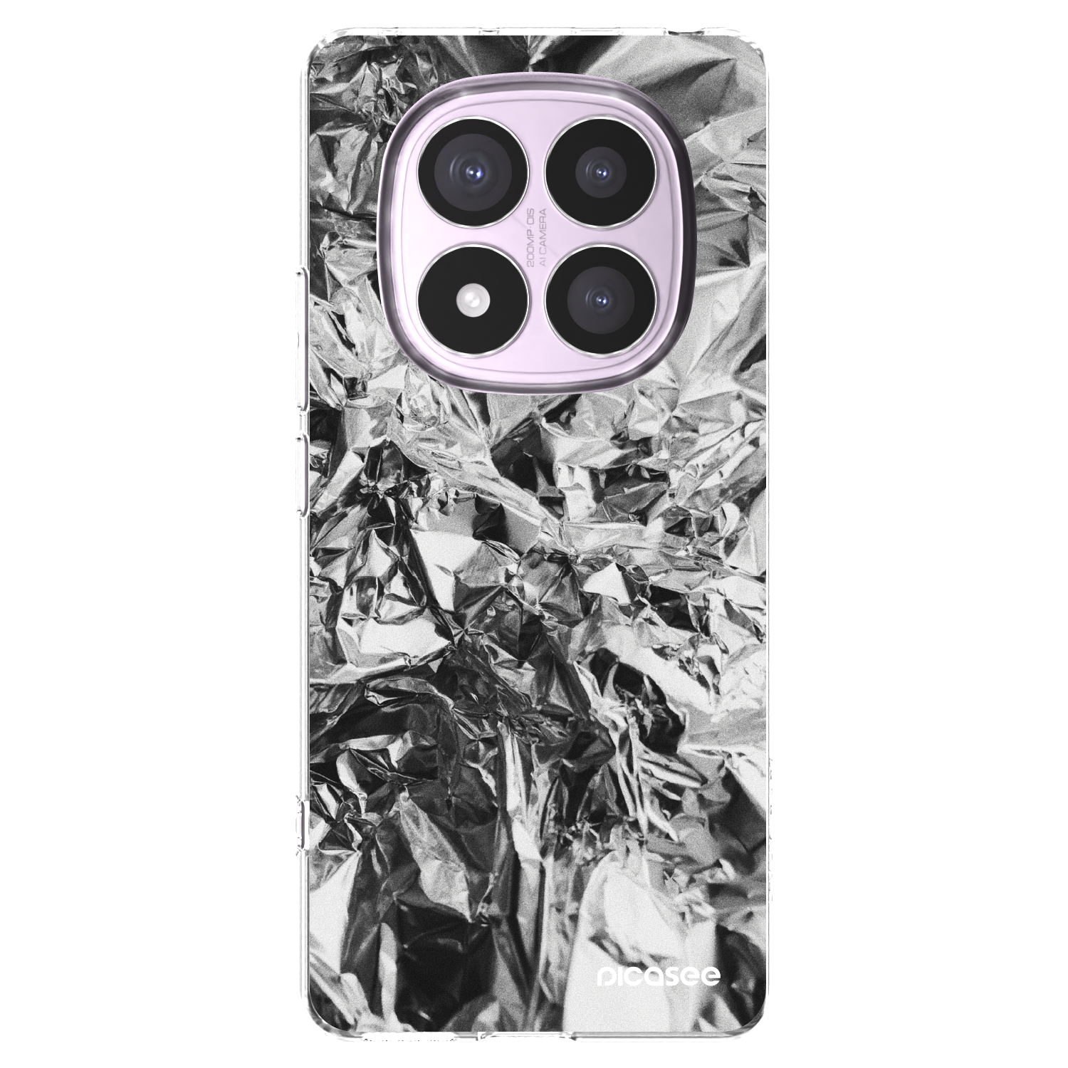 Picasee silikonový průhledný obal pro Xiaomi Redmi Note 14 Pro 5G - Chrome
