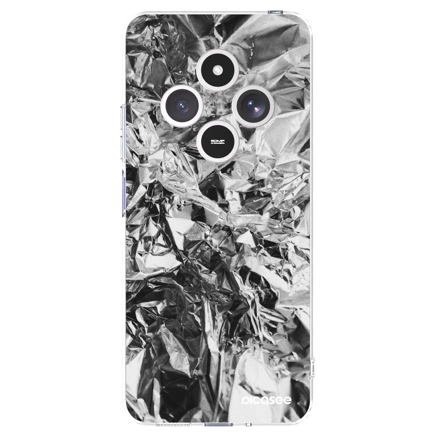 Picasee silikonový průhledný obal pro Xiaomi Redmi 14C - Chrome