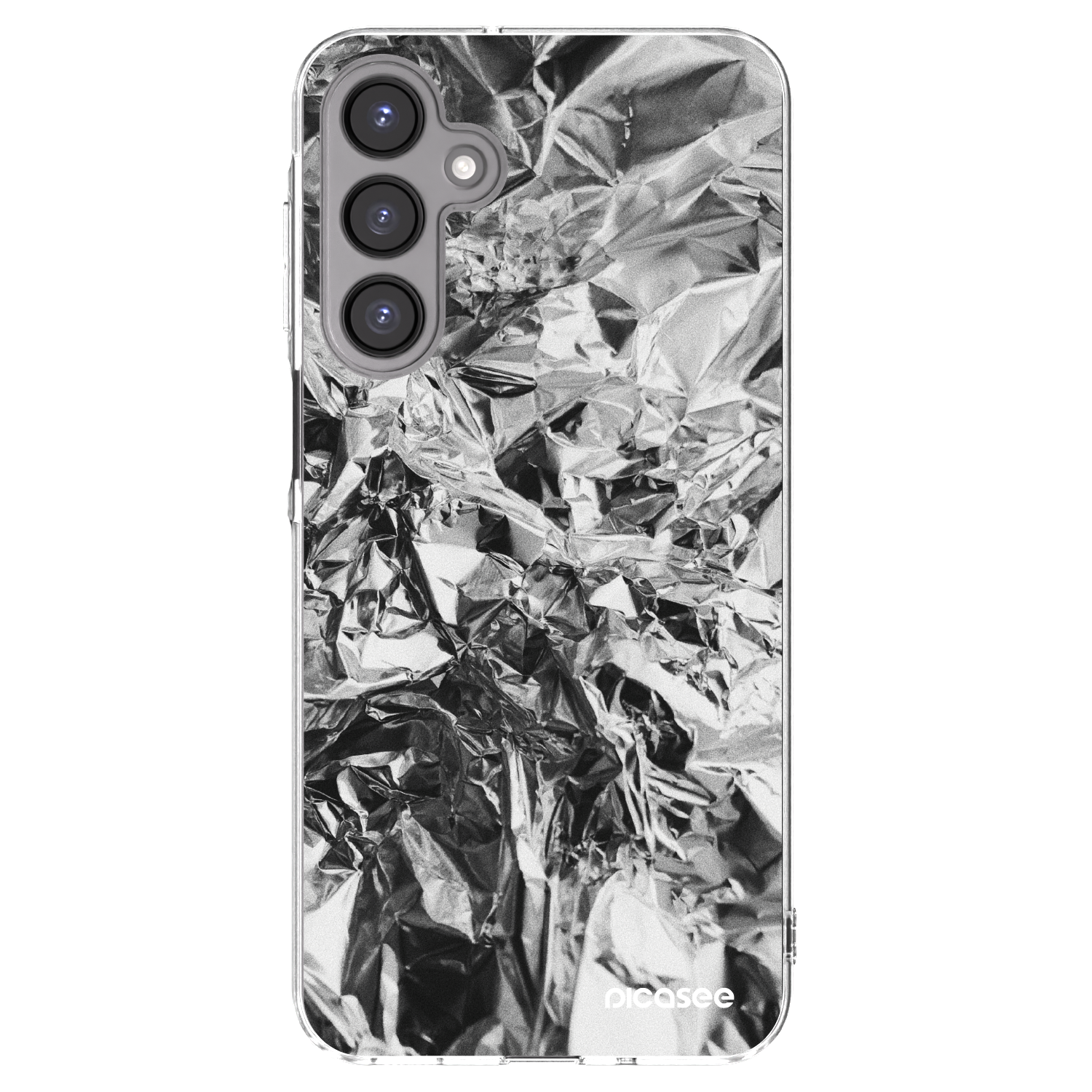 Picasee silikonový průhledný obal pro Samsung Galaxy A16 5G - Chrome