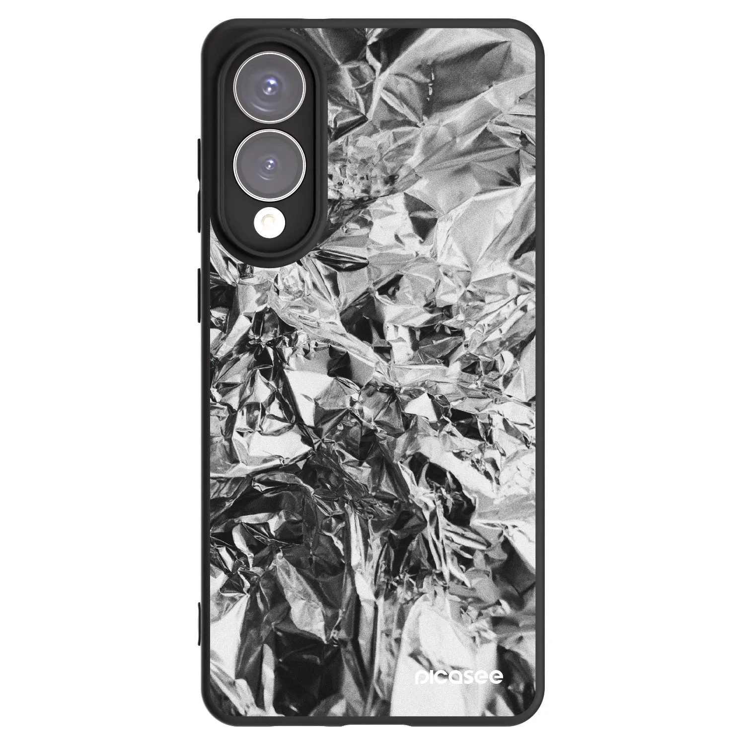 Picasee silikonový černý obal pro Samsung Galaxy S25 Edge 5G - Chrome