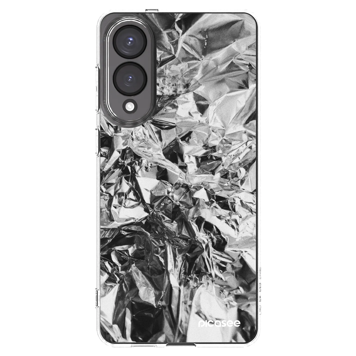 Picasee silikonový průhledný obal pro Samsung Galaxy S25 Edge 5G - Chrome