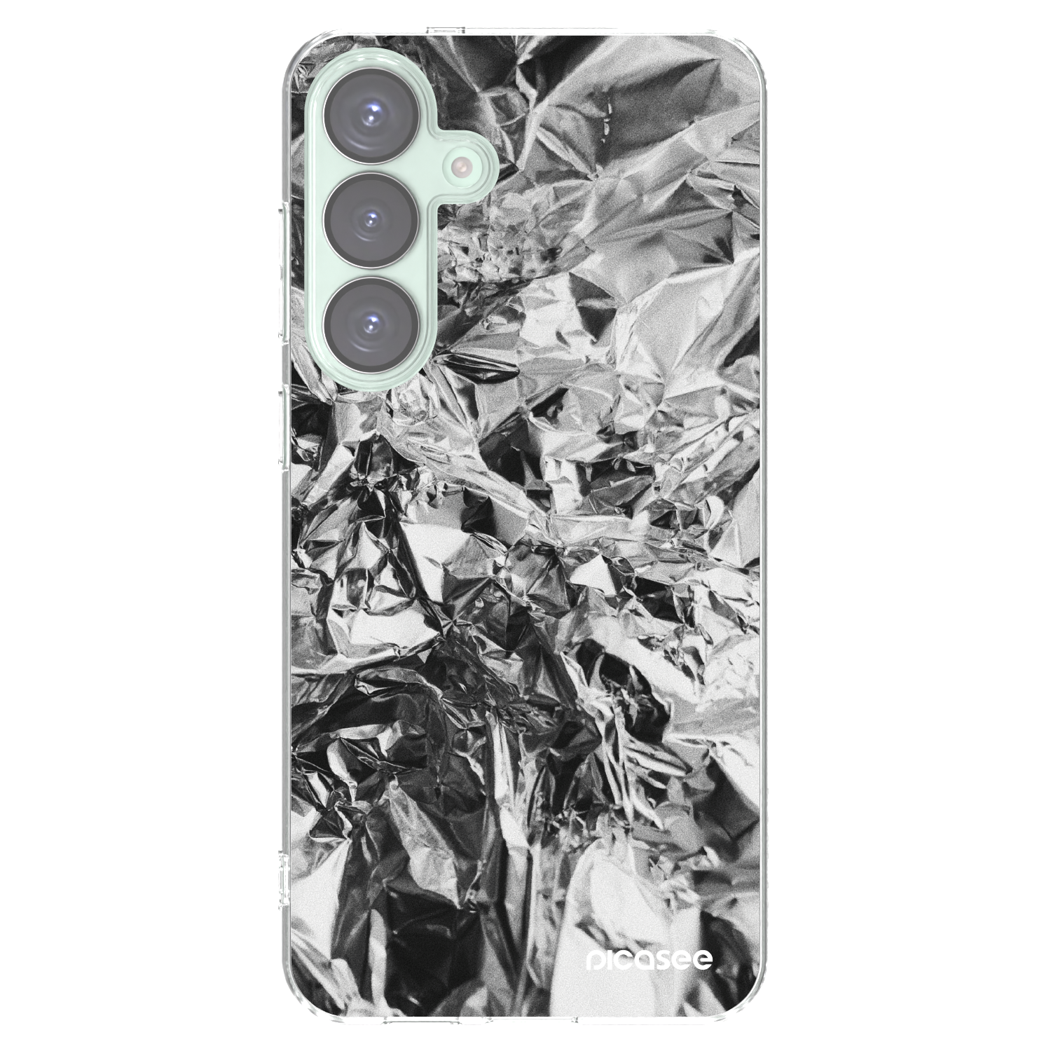 Picasee silikonový průhledný obal pro Samsung Galaxy S25+ 5G - Chrome