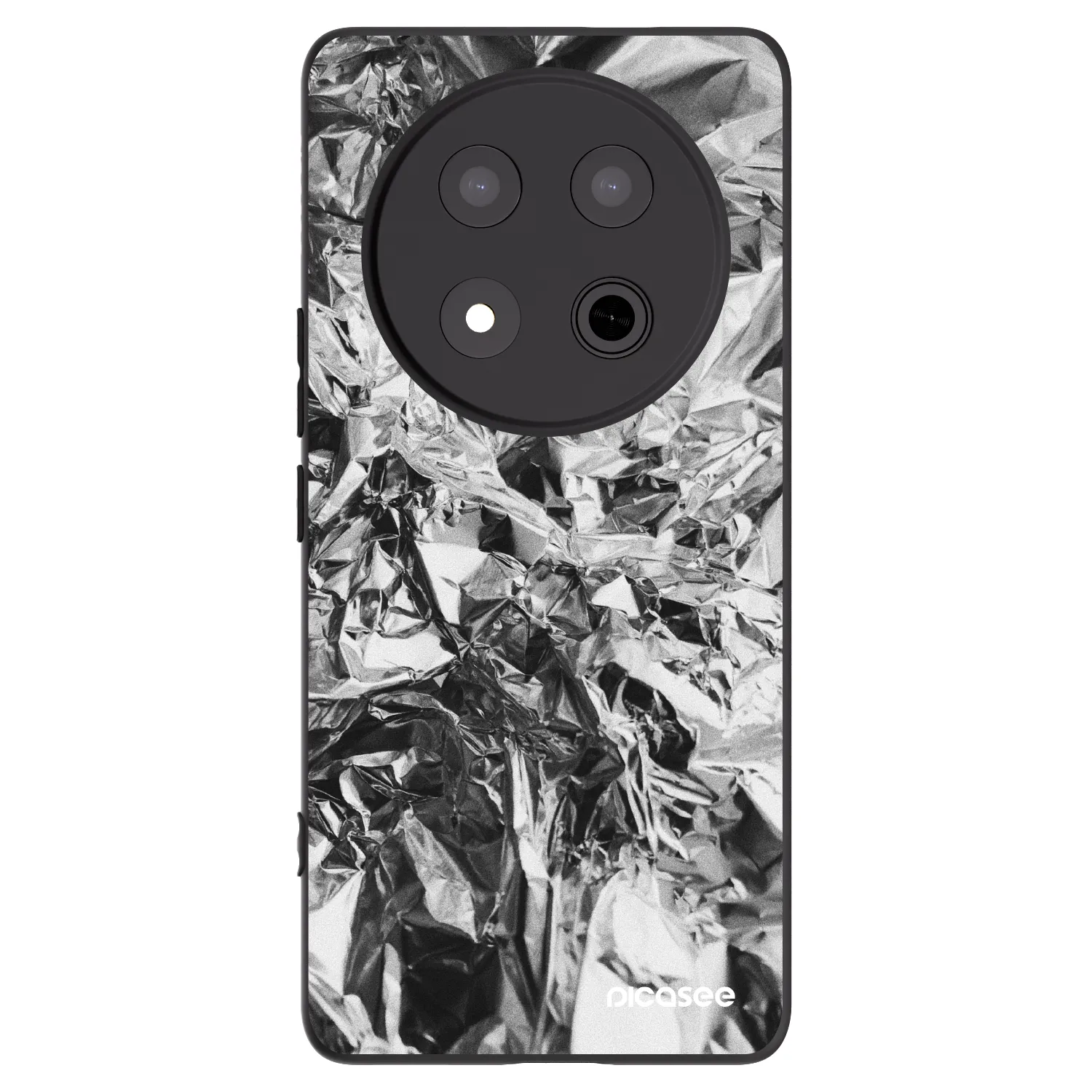 Picasee silikonový černý obal pro Honor Magic7 Lite 5G - Chrome