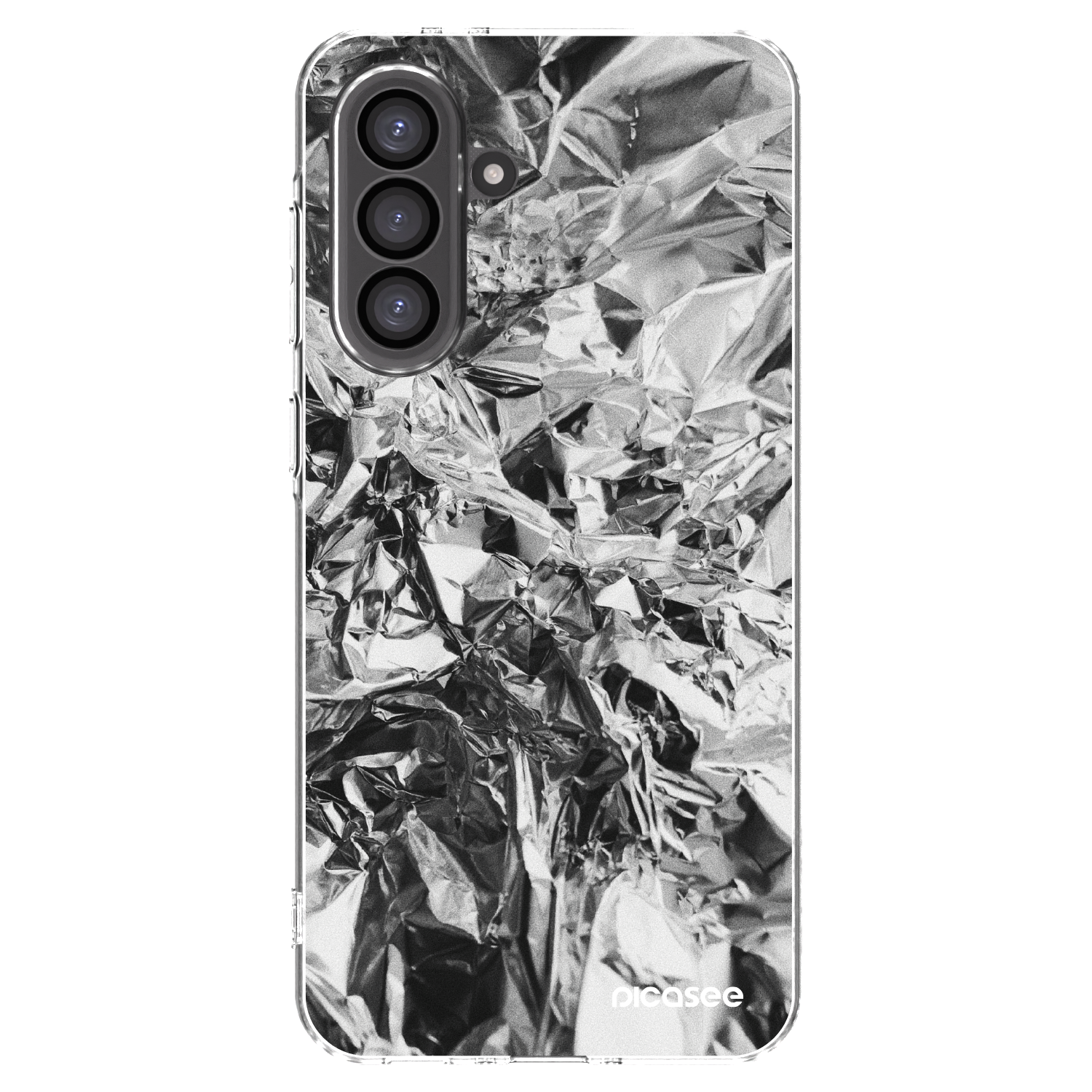 Picasee silikonový průhledný obal pro Samsung Galaxy A36 5G - Chrome