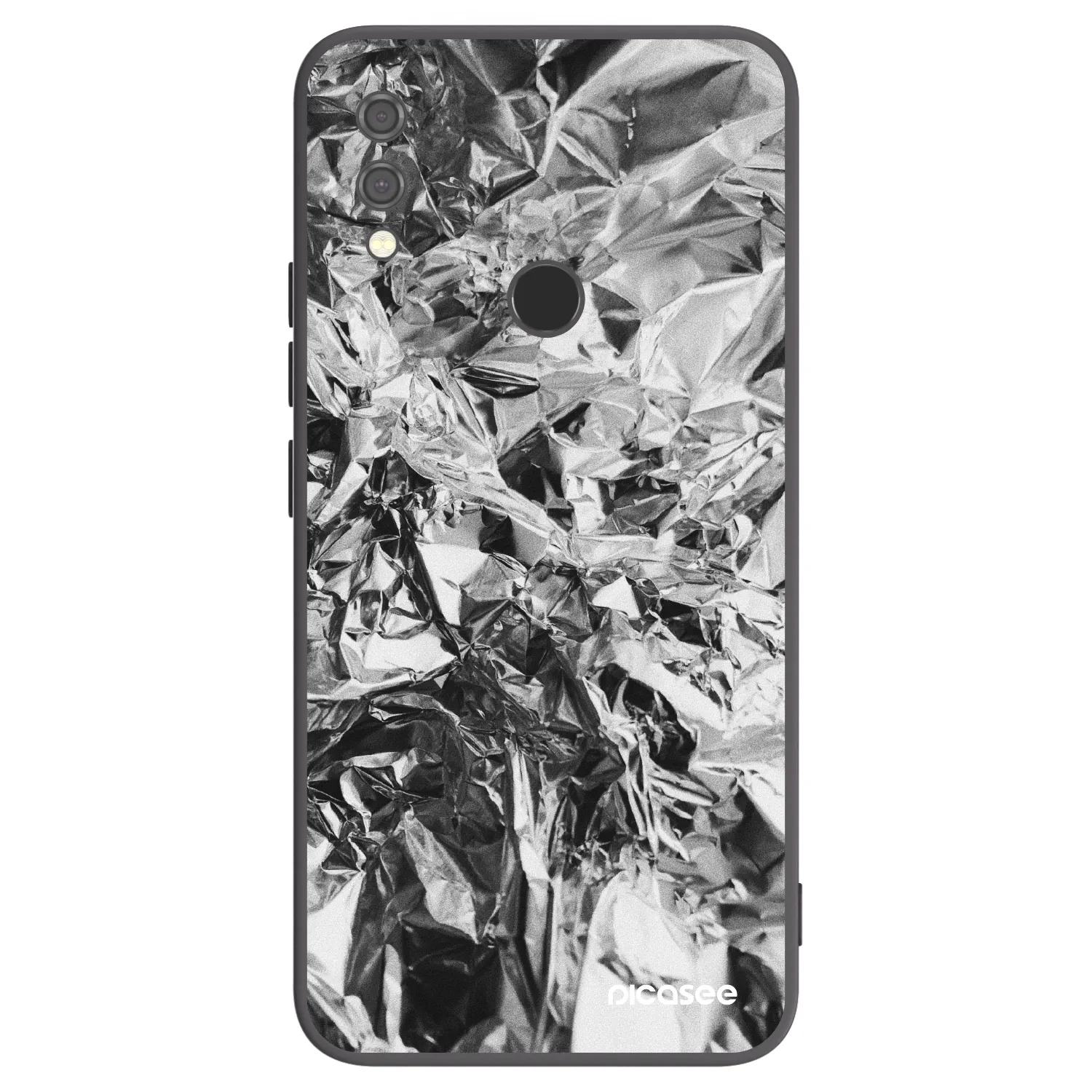 Picasee silikonový černý obal pro Xiaomi Redmi Note 7 - Chrome