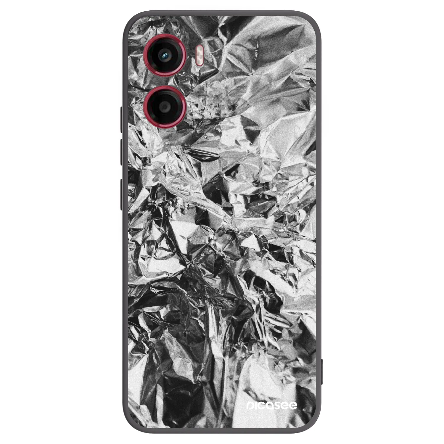 Picasee silikonový černý obal pro Motorola Moto G05 - Chrome