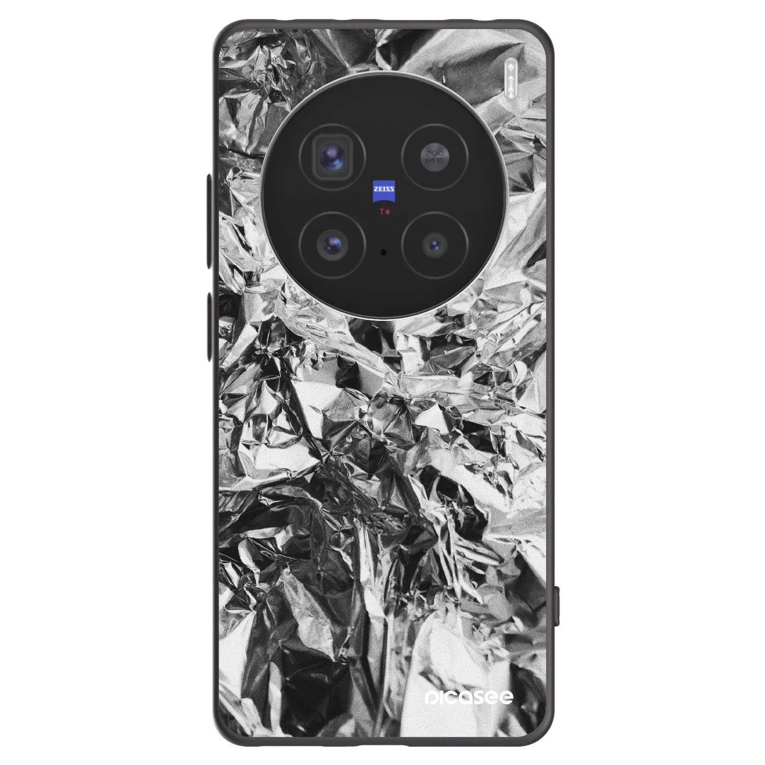 Picasee silikonový černý obal pro Vivo X200 Pro - Chrome