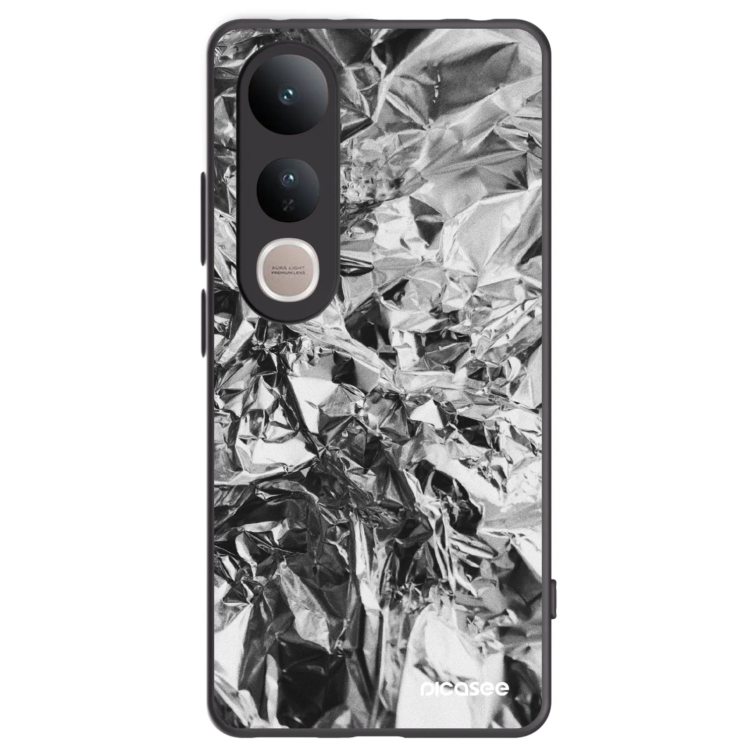 Picasee silikonový černý obal pro Vivo V50 Lite 5G - Chrome