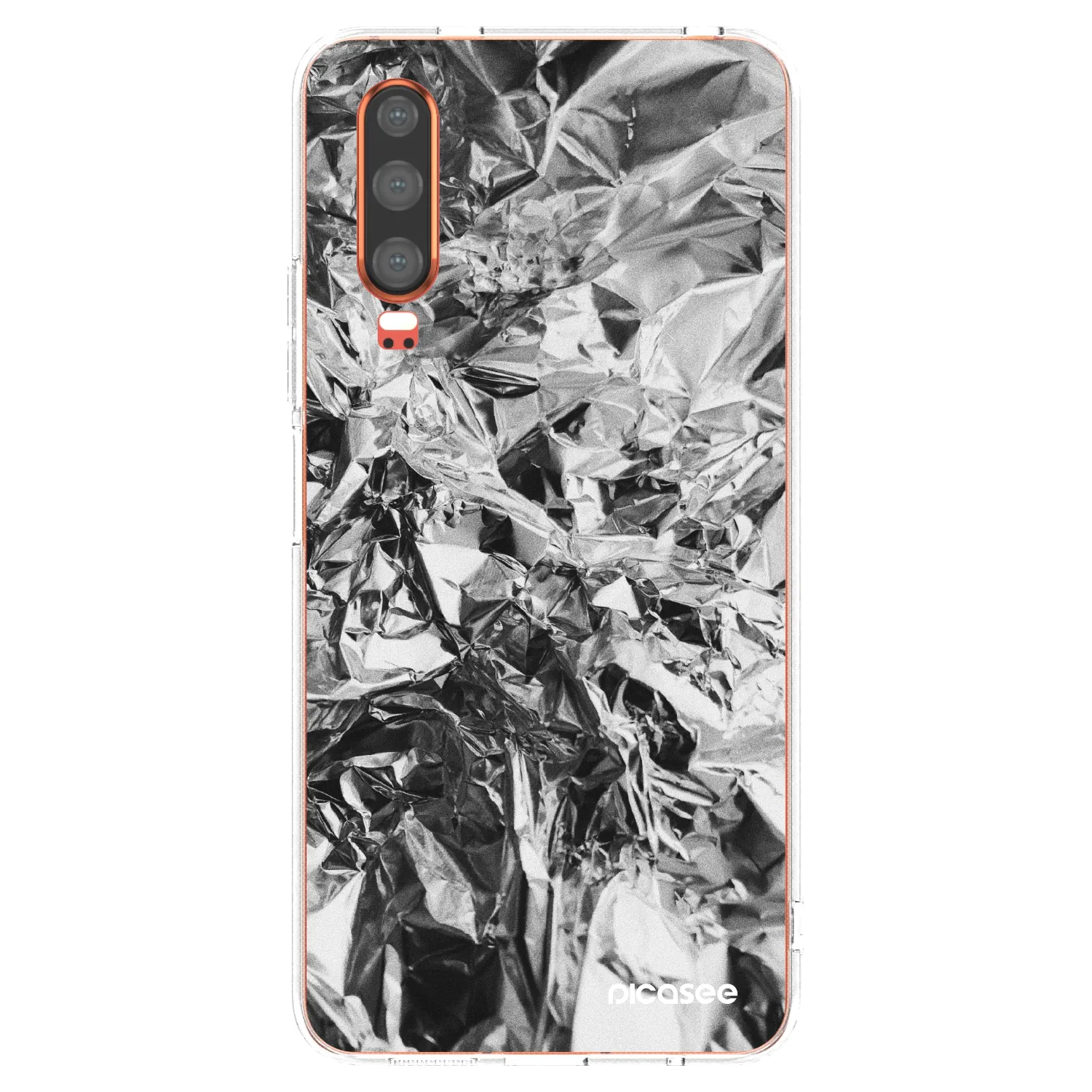 Picasee silikonový průhledný obal pro Huawei P30 - Chrome