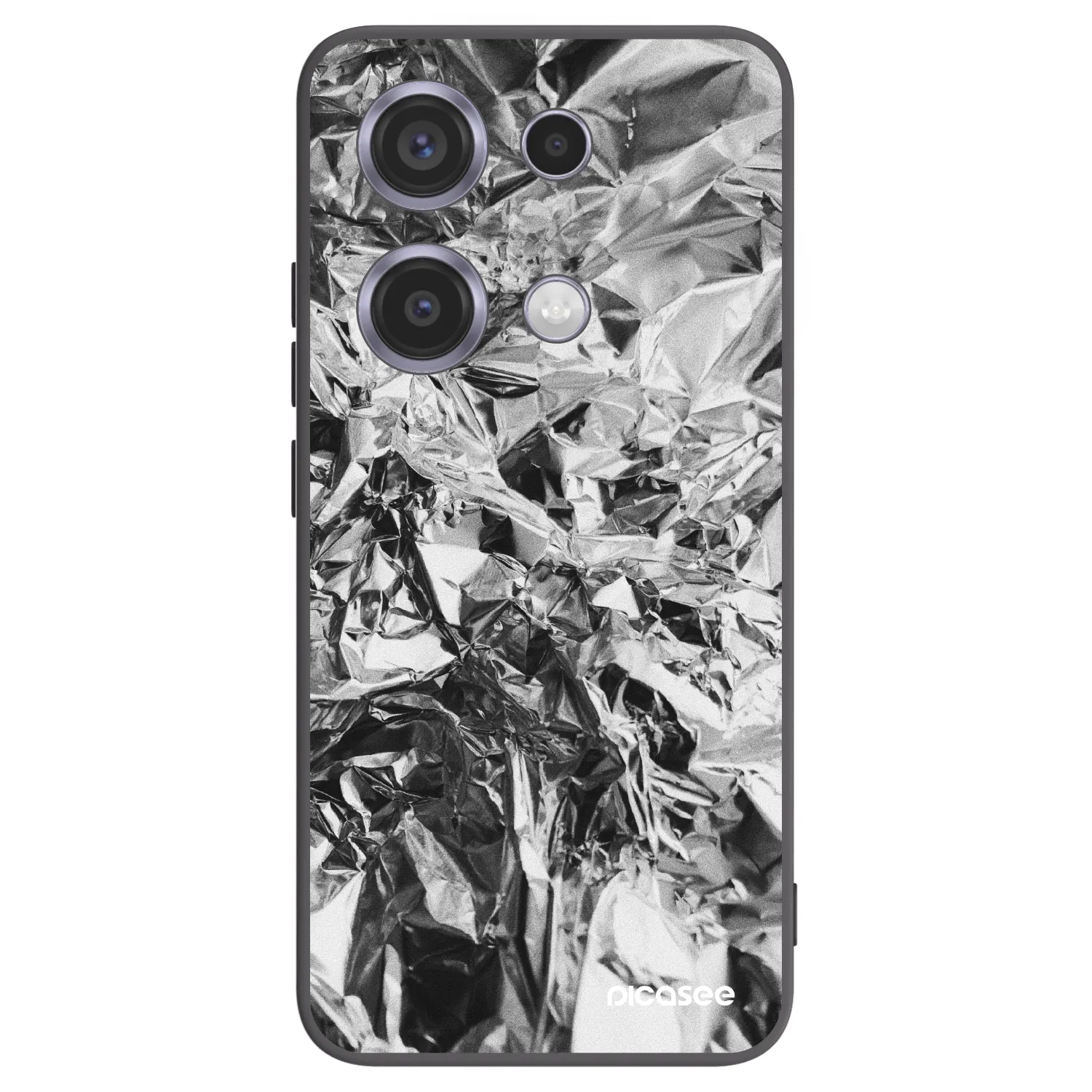 Picasee silikonový černý obal pro Xiaomi Redmi Note 14S - Chrome