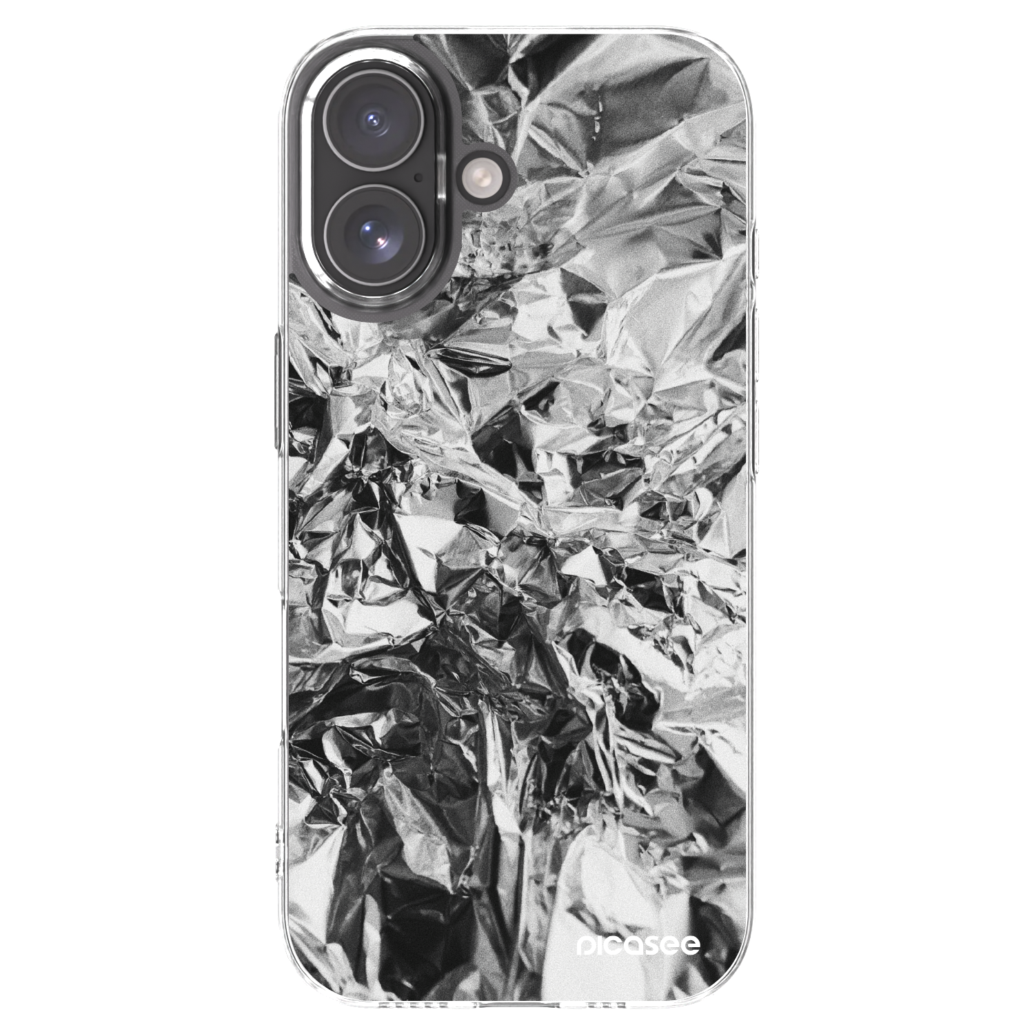 Picasee silikonový průhledný obal pro Apple iPhone 17 - Chrome