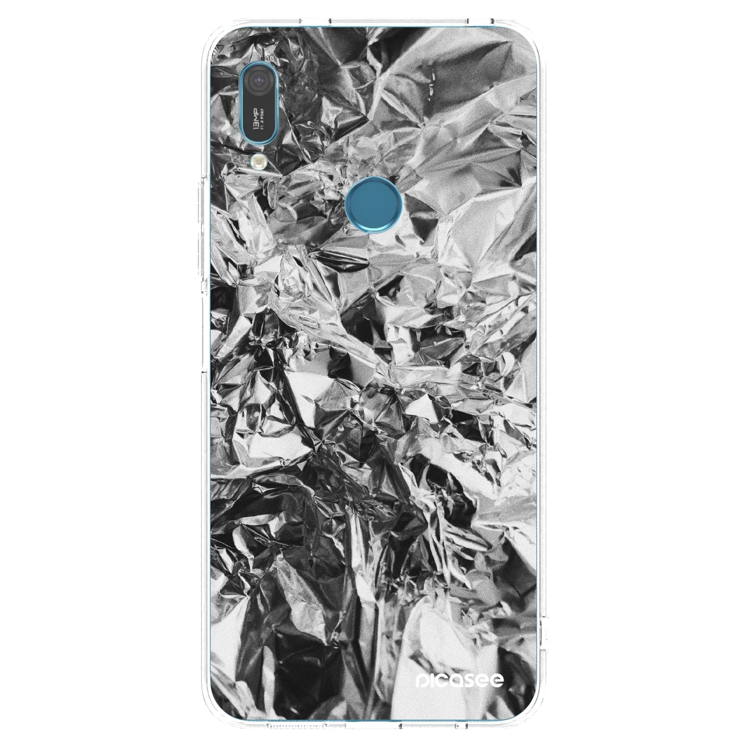 Picasee silikonový průhledný obal pro Huawei Y6 2019 - Chrome