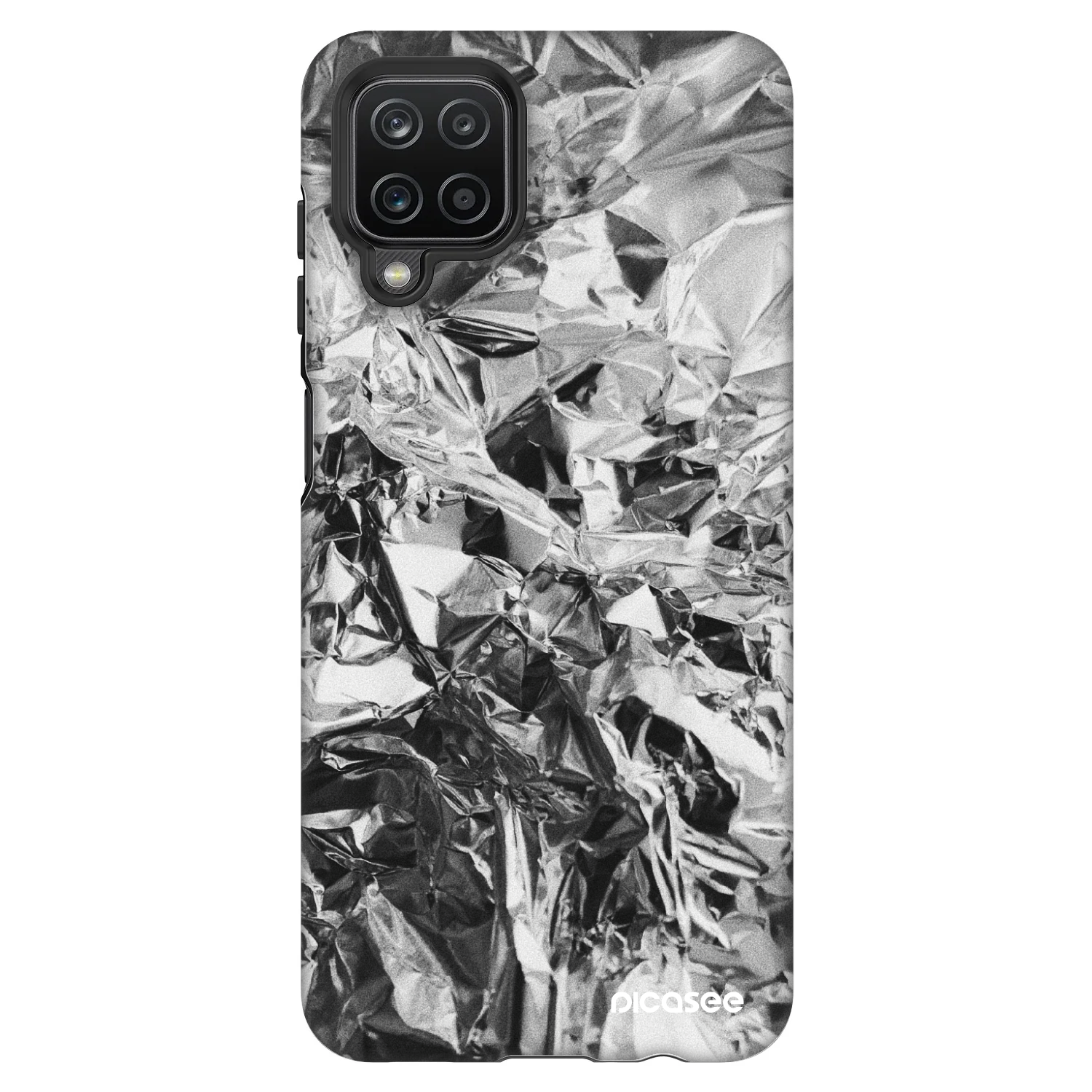 Picasee Fashion Case pro Samsung Galaxy A12 A125F - Chrome