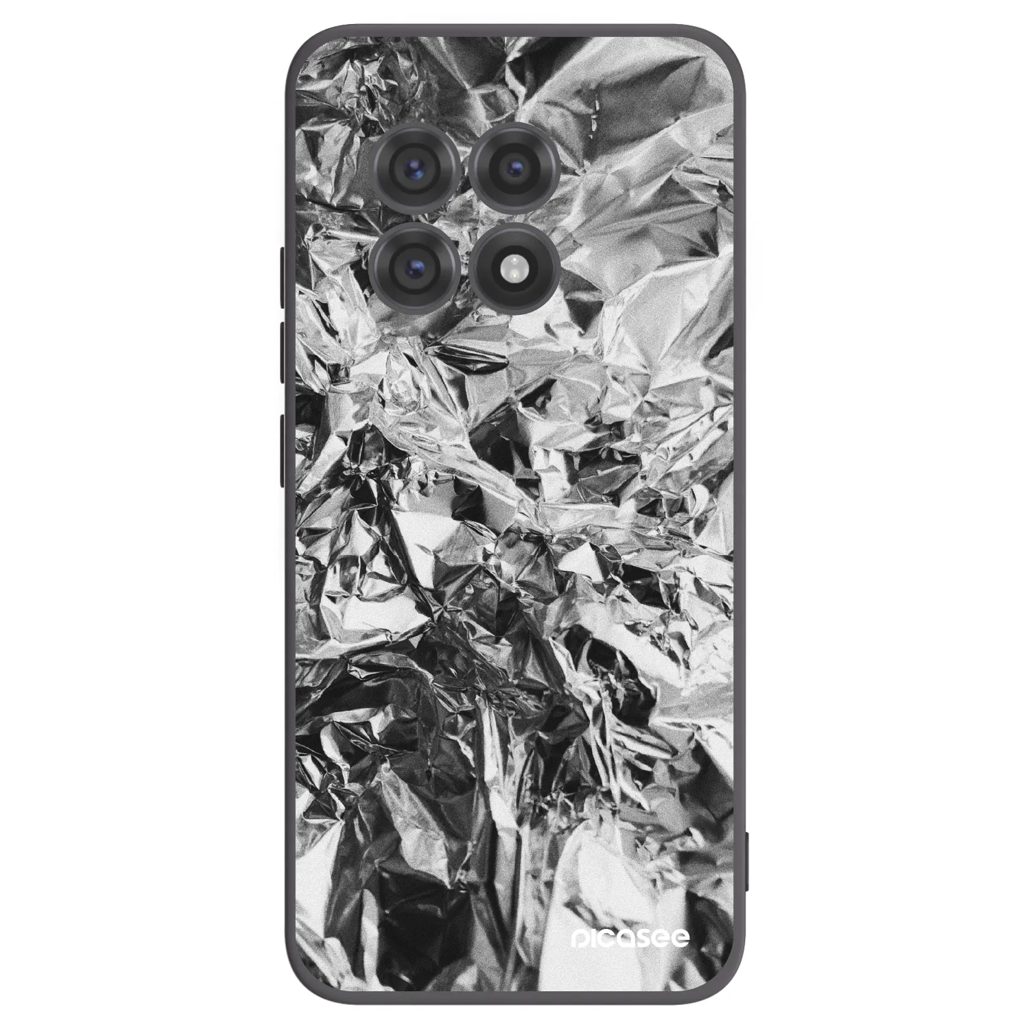 Picasee silikonový černý obal pro OnePlus 13R 5G - Chrome