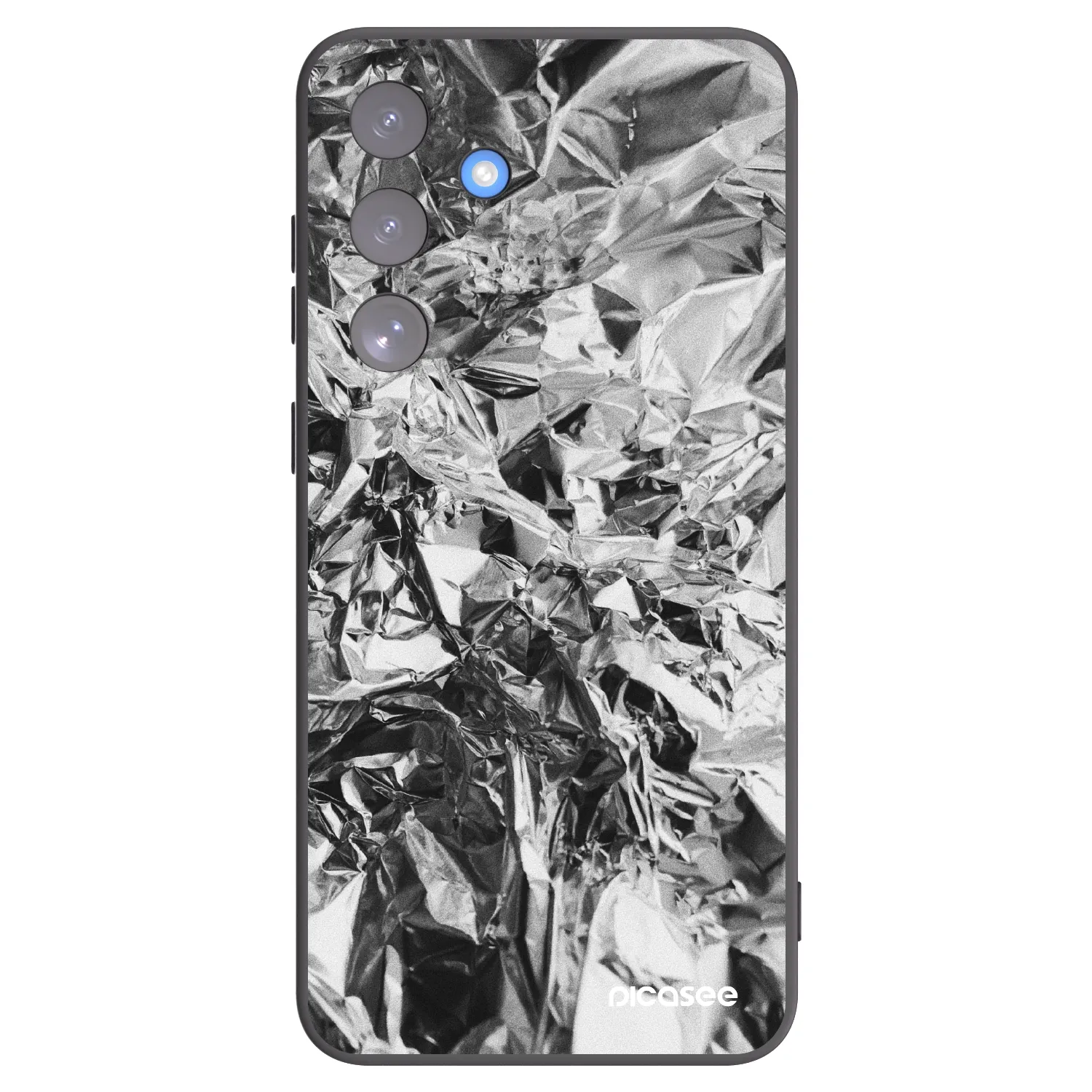 Picasee silikonový černý obal pro Samsung Galaxy S25 FE 5G - Chrome