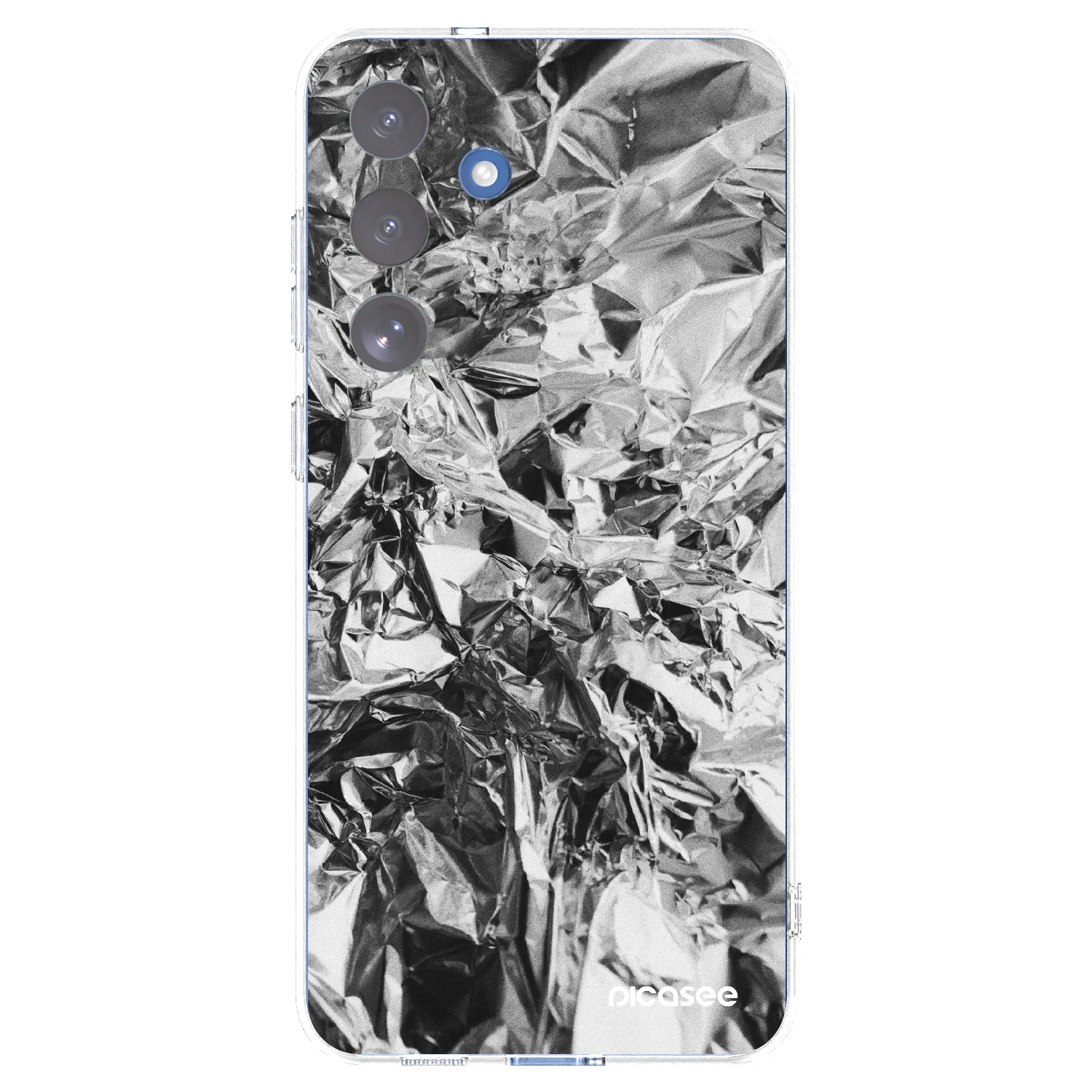 Picasee silikonový průhledný obal pro Samsung Galaxy S25 FE 5G - Chrome