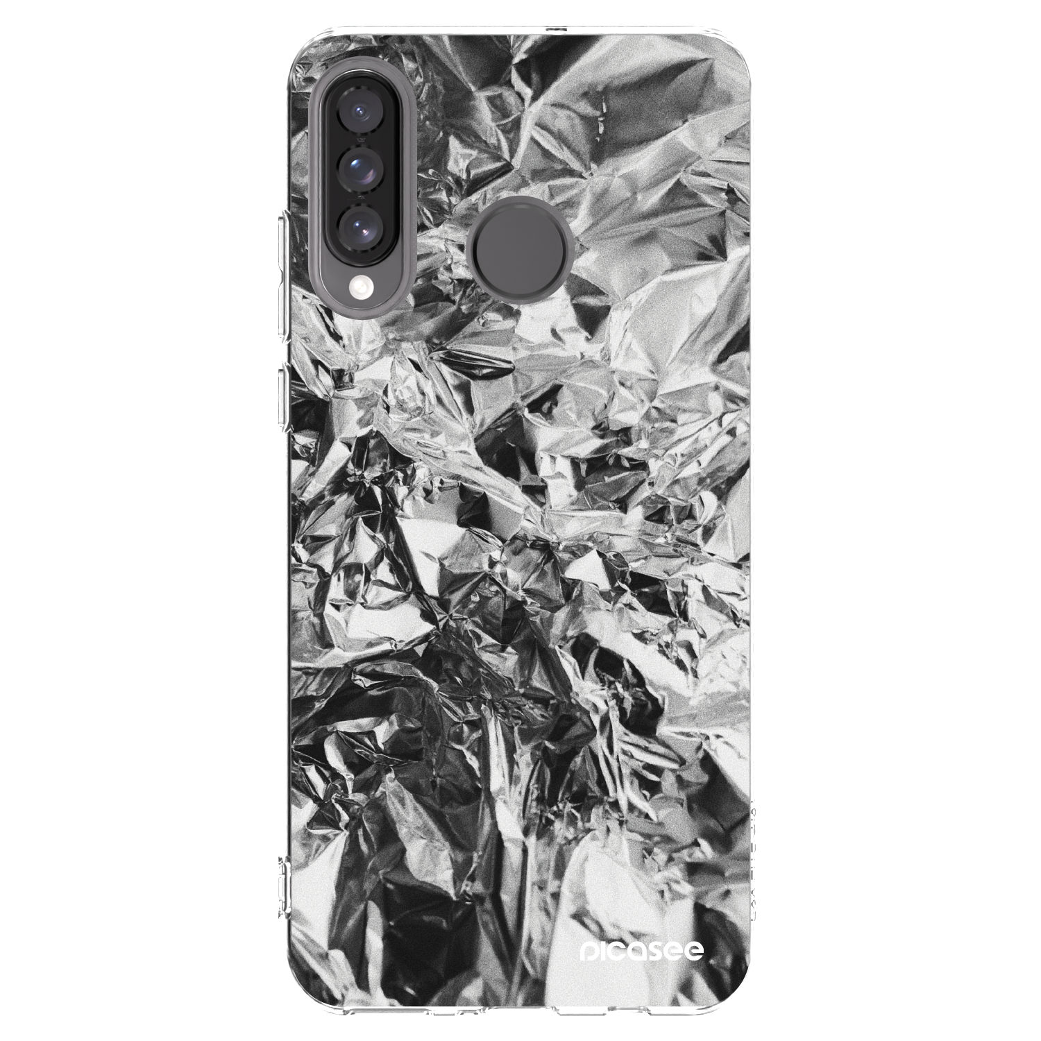 Picasee silikonový průhledný obal pro Huawei P30 Lite - Chrome