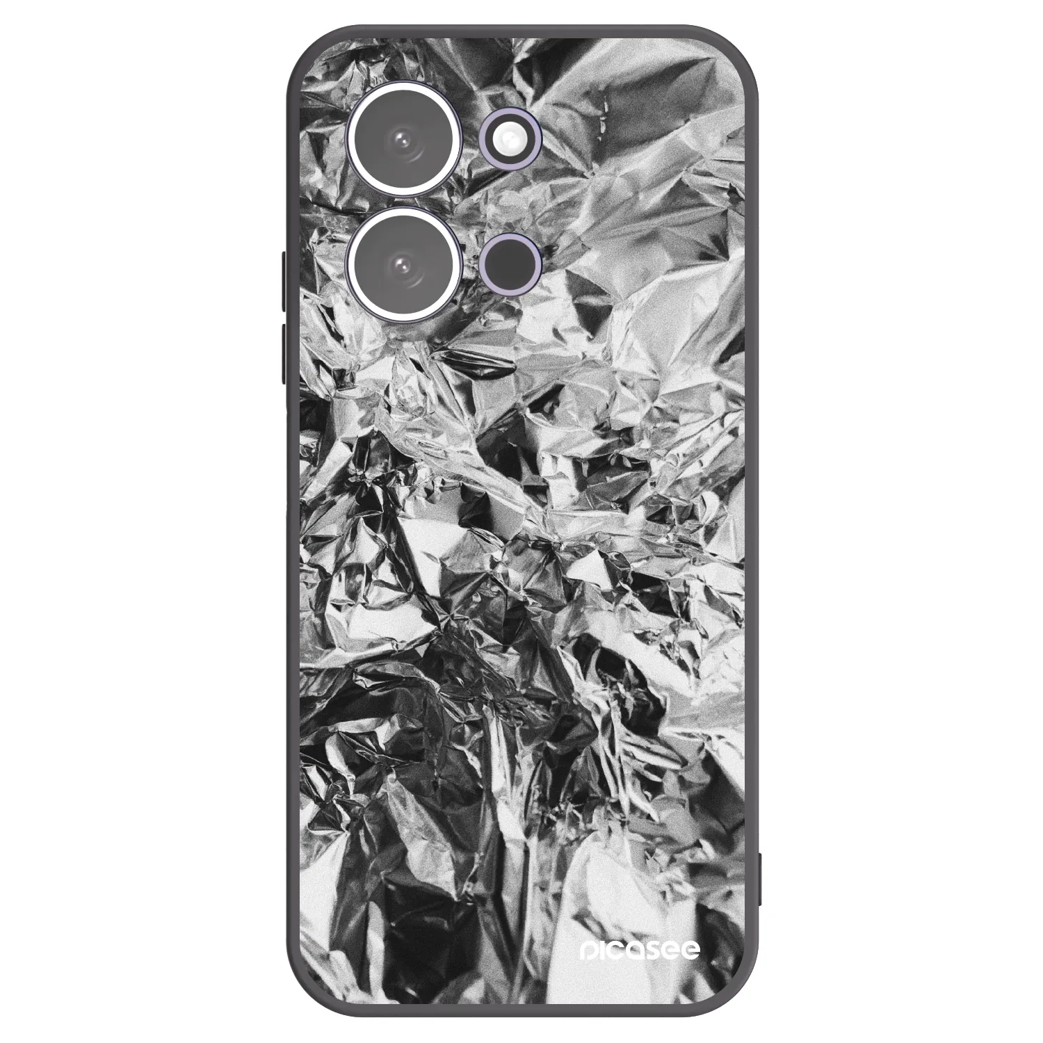 Picasee silikonový černý obal pro Xiaomi Redmi 15C 5G - Chrome