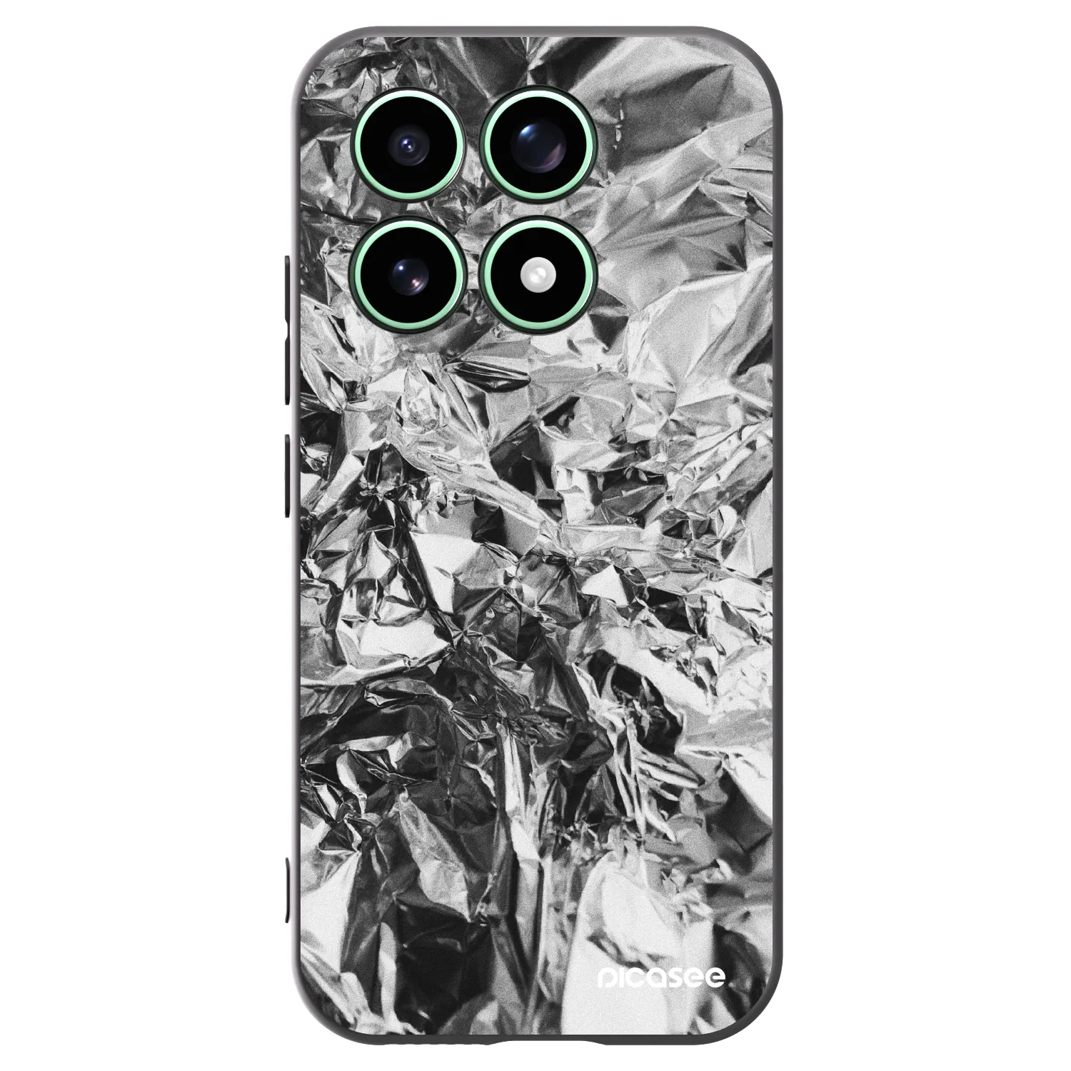 Picasee silikonový černý obal pro Xiaomi 17 - Chrome