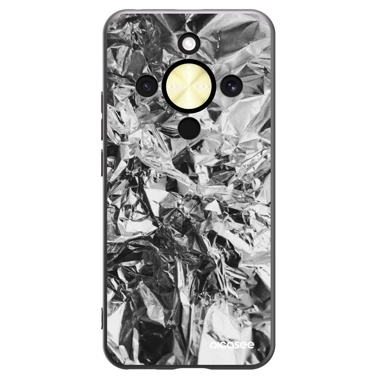 Picasee silikonový černý obal pro Honor Magic8 Lite 5G - Chrome