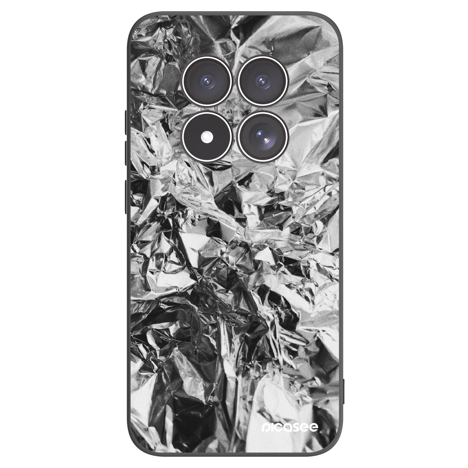 Picasee silikonový černý obal pro Xiaomi Redmi Note 15 Pro 5G - Chrome