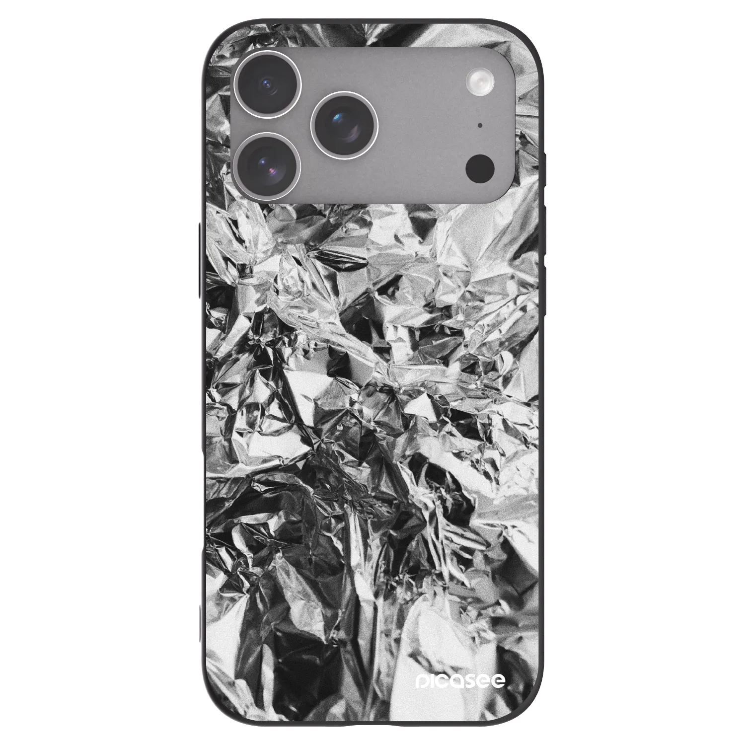 Picasee silikonový černý obal pro Apple iPhone 18 Pro Max - Chrome