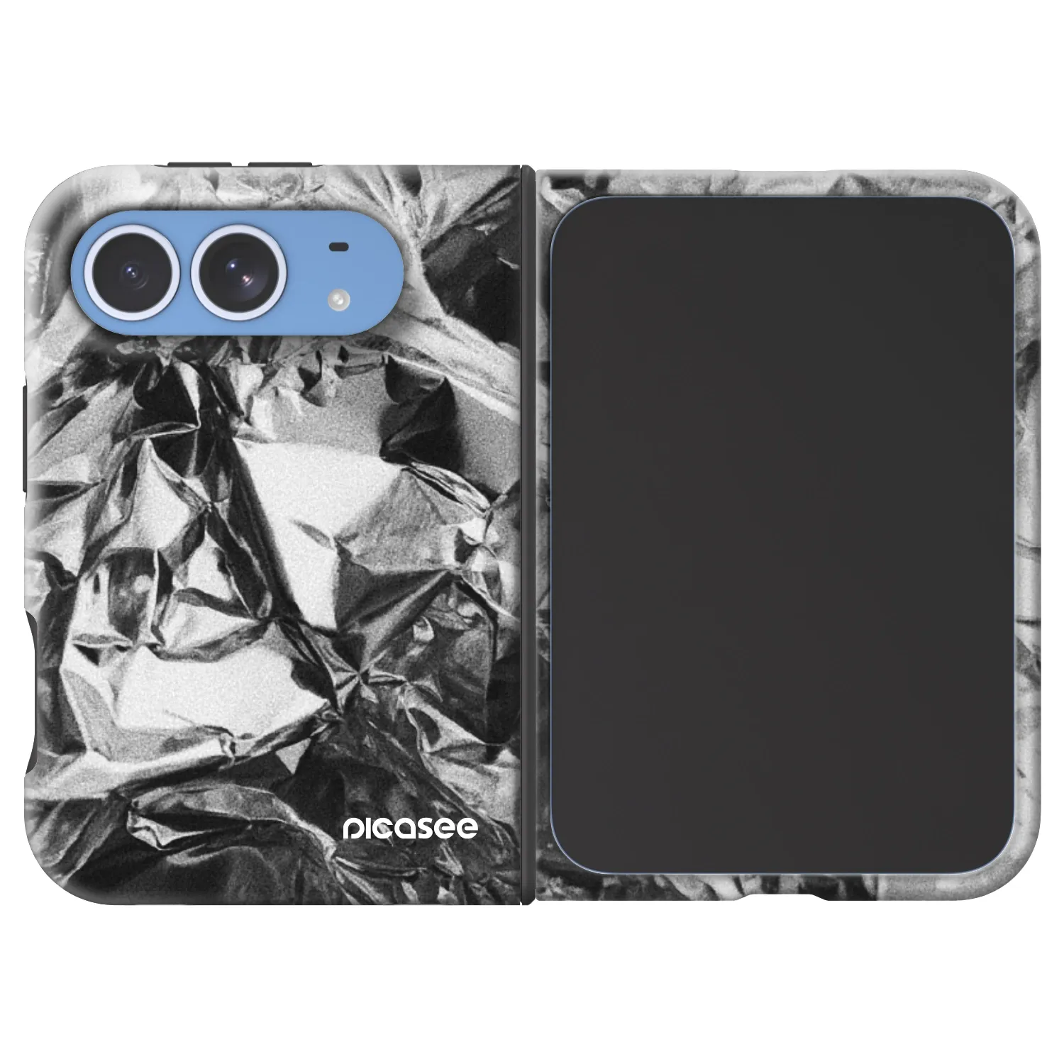Picasee Fashion Case MagSafe Apple iPhone Duo - Chrome
