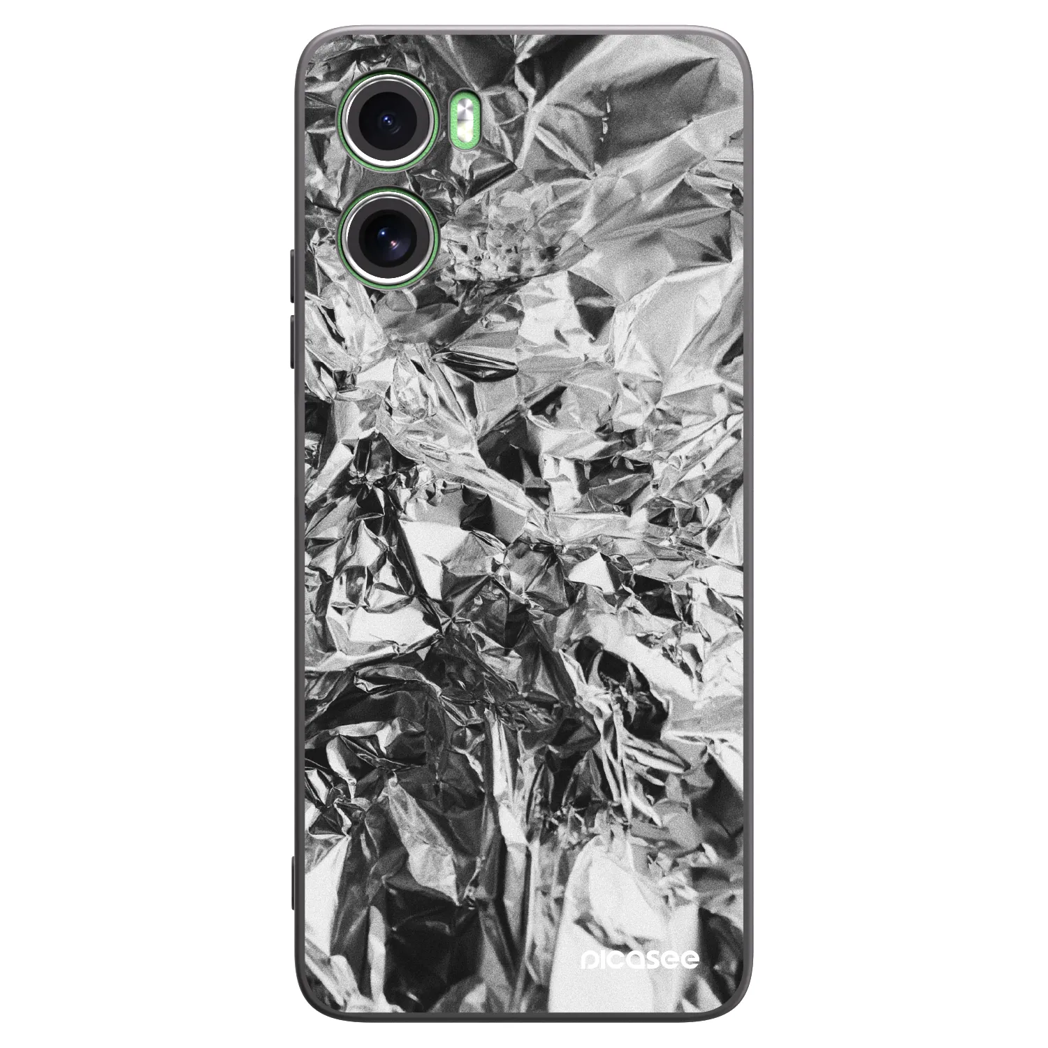 Picasee silikonový černý obal pro Motorola Moto G06 - Chrome