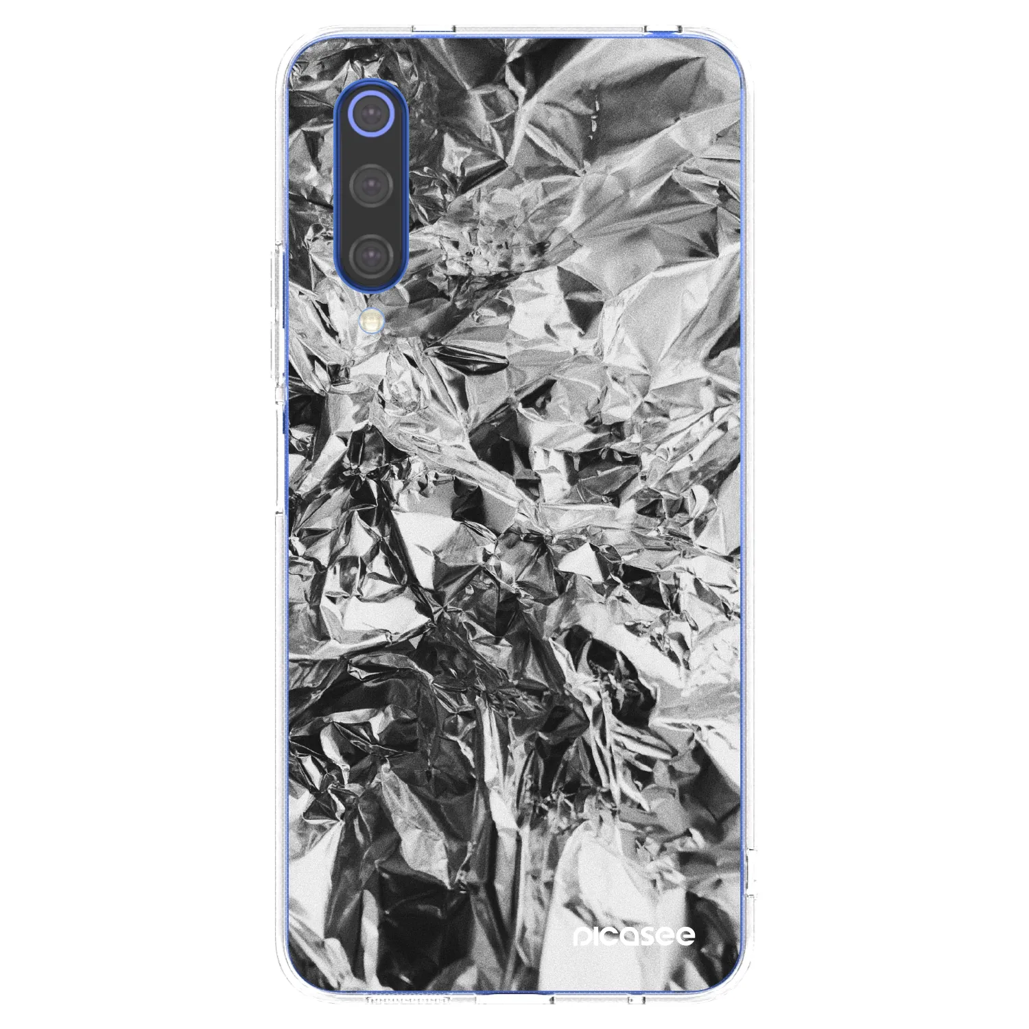 Picasee silikonový průhledný obal pro Xiaomi Mi 9 SE - Chrome