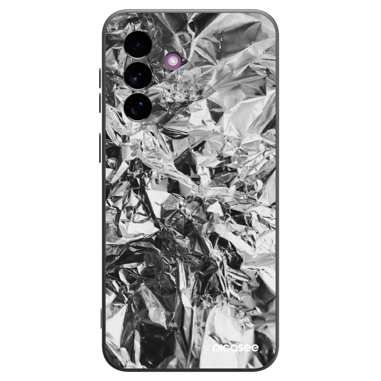 Picasee silikonový černý obal pro Samsung Galaxy A37 - Chrome