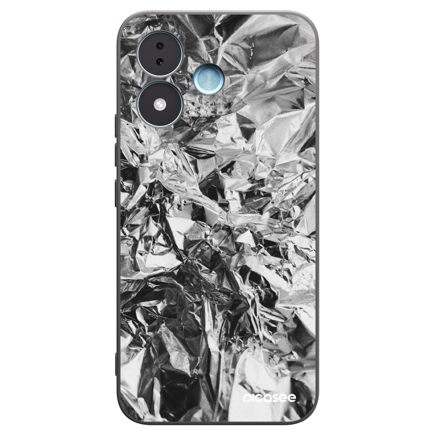 Picasee silikonový černý obal pro Xiaomi Redmi Note 17 5G - Chrome