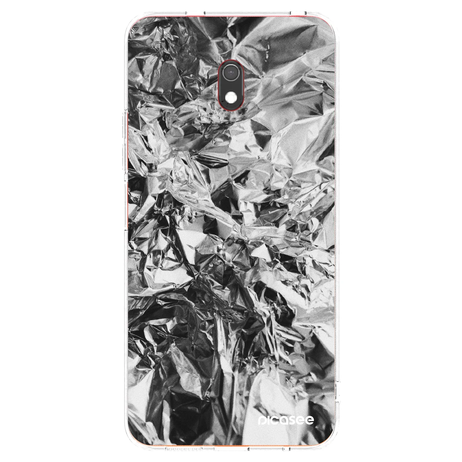 Picasee silikonový průhledný obal pro Xiaomi Redmi 8A - Chrome