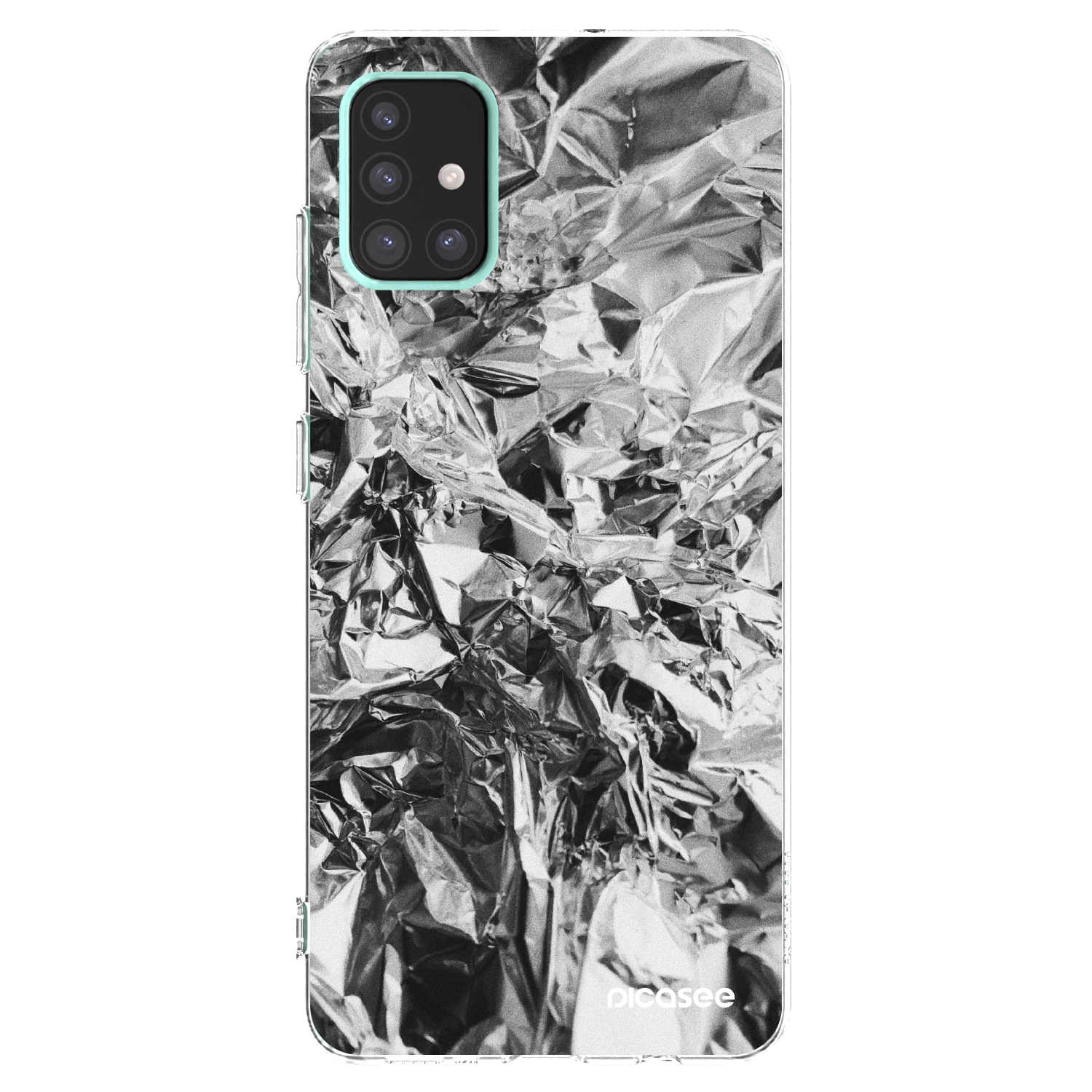Picasee silikonový průhledný obal pro Samsung Galaxy A51 A515F - Chrome