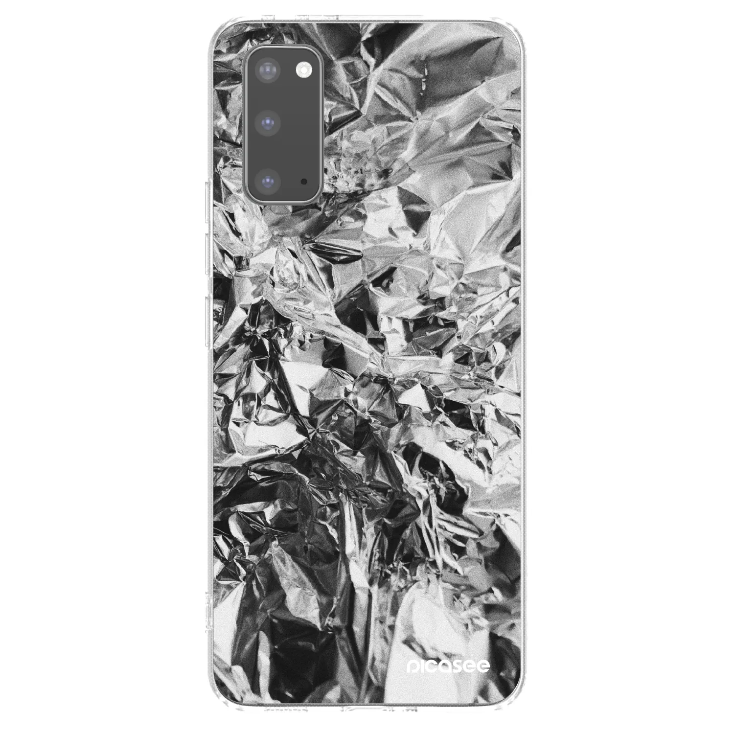 Picasee silikonový průhledný obal pro Samsung Galaxy S20 G980F - Chrome