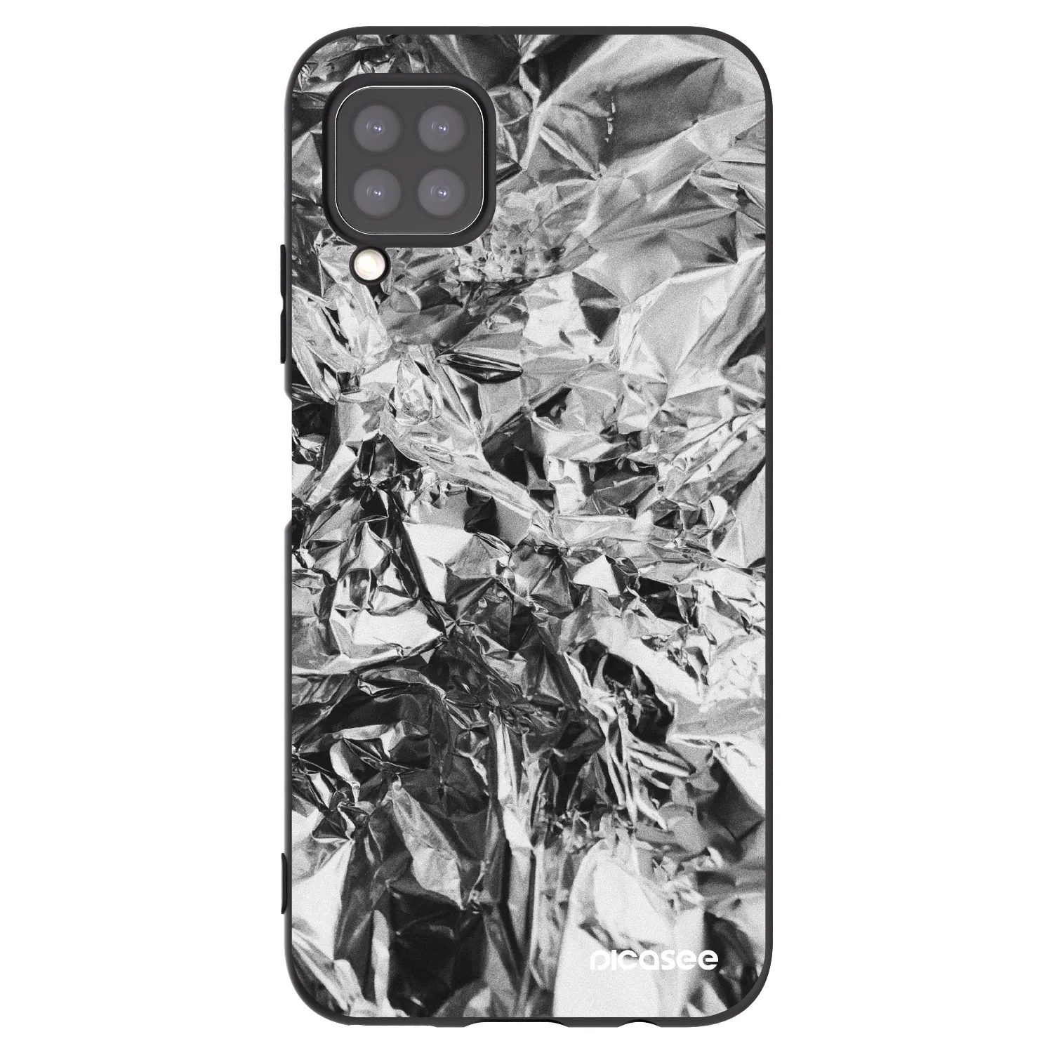 Picasee silikonový černý obal pro Huawei P40 Lite - Chrome