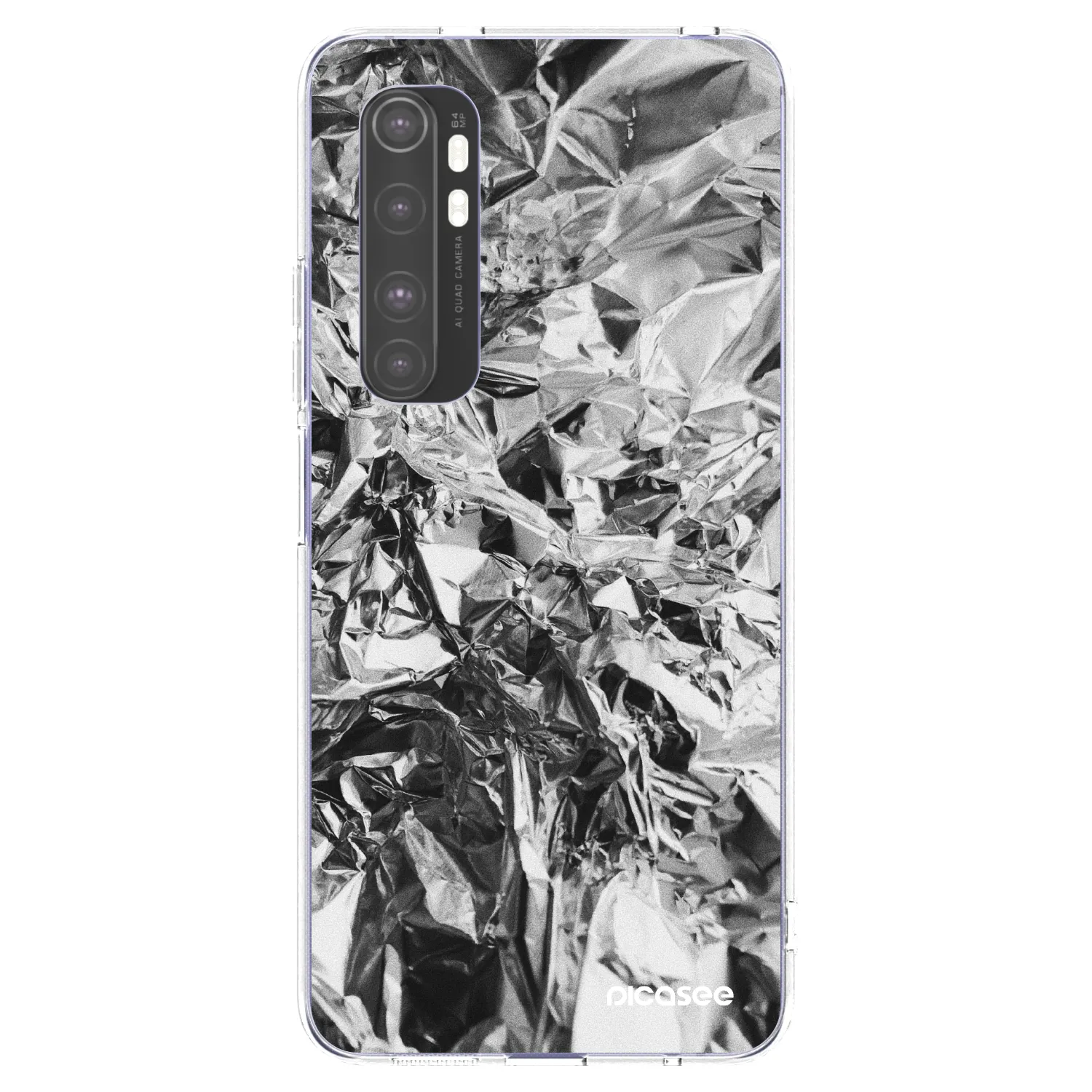 Picasee silikonový průhledný obal pro Xiaomi Mi Note 10 Lite - Chrome
