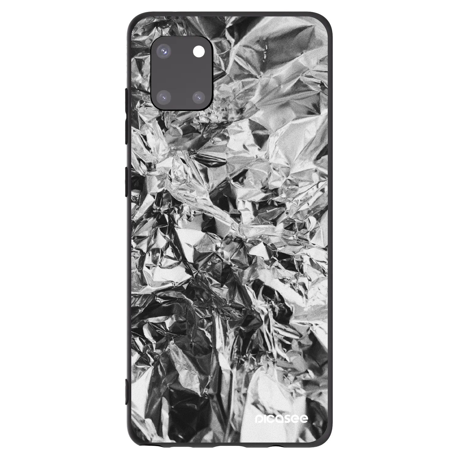Picasee silikonový černý obal pro Samsung Galaxy Note 10 Lite N770F - Chrome