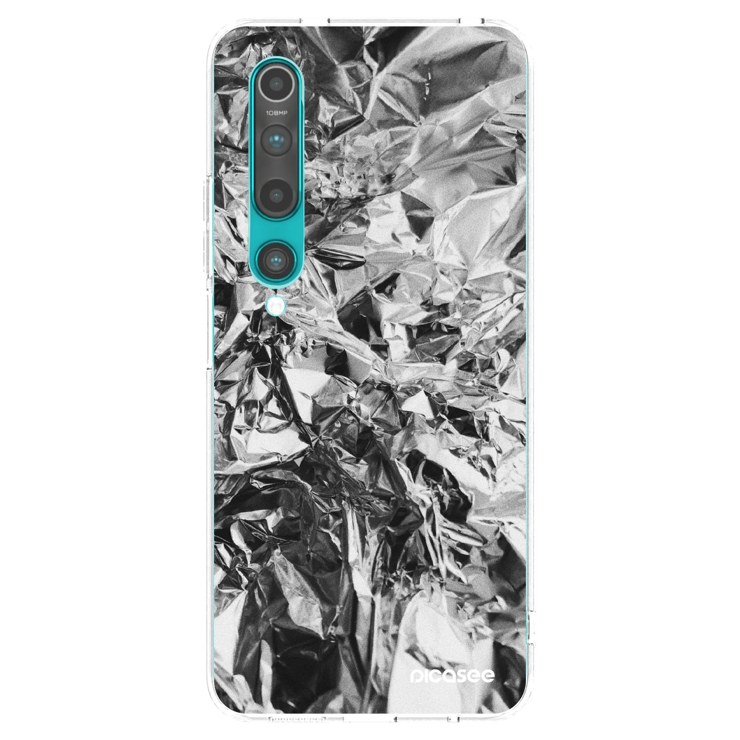 Picasee silikonový průhledný obal pro Xiaomi Mi 10 - Chrome