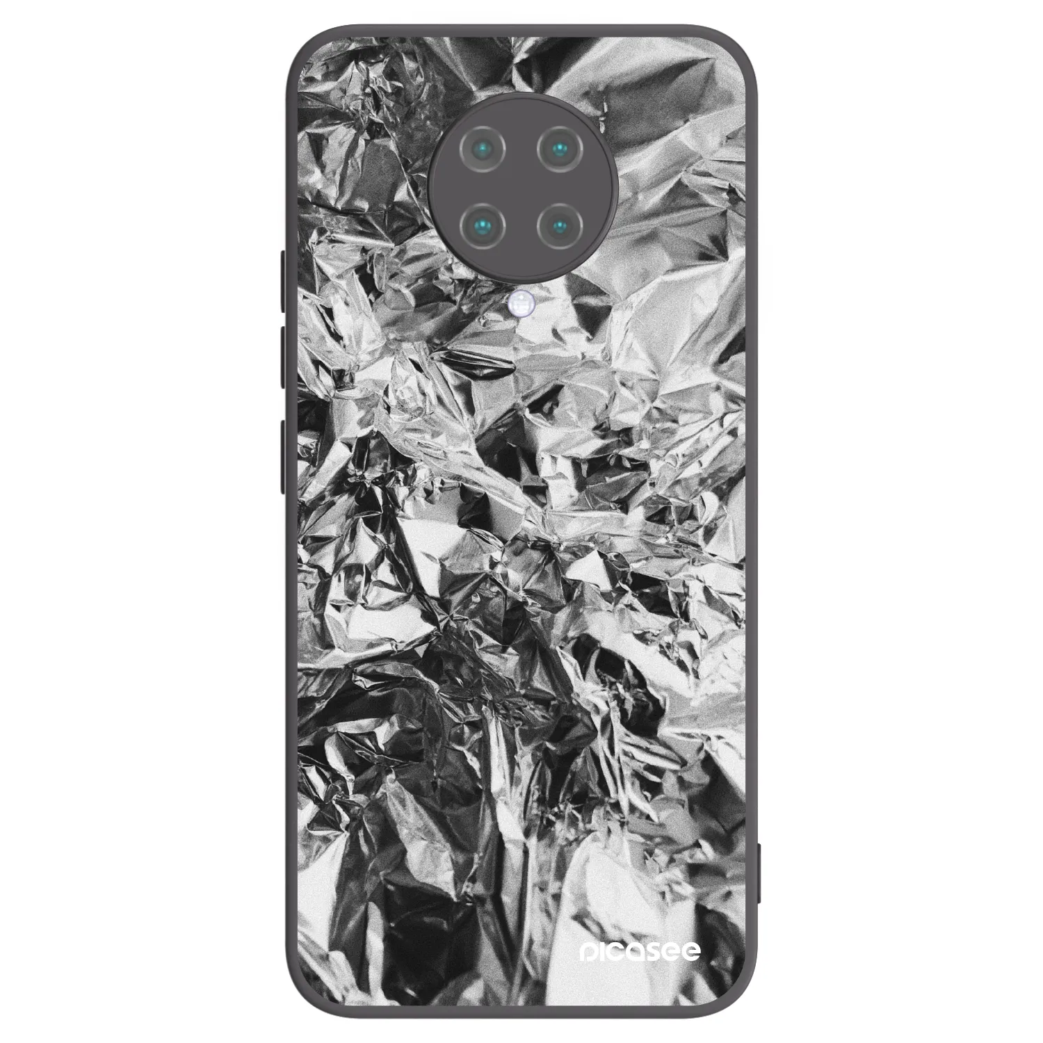 Picasee silikonový černý obal pro Xiaomi Poco F2 Pro - Chrome