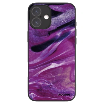 Picasee ULTIMATE CASE MagSafe pro Apple iPhone 16 Plus - Purple glitter