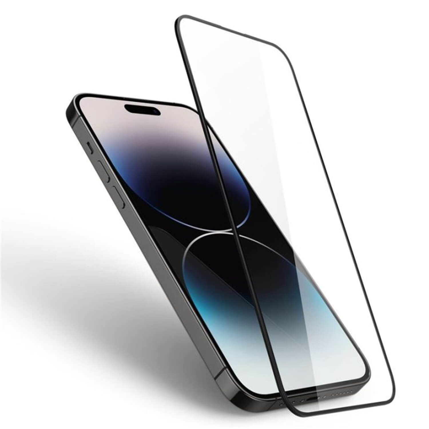 3x Picasee 3D tvrzené sklo s rámečkem pro Apple iPhone 16 - černé - 2+1 zdarma