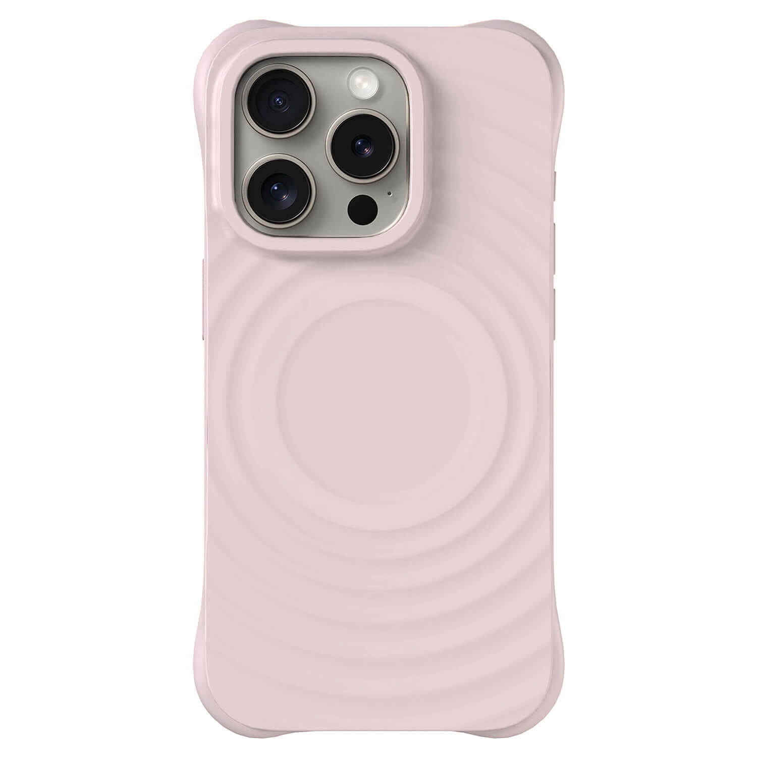 Picasee Shock-proof case MagSafe na Apple iPhone 16 Pro - Vlastní gravírování - Růžová