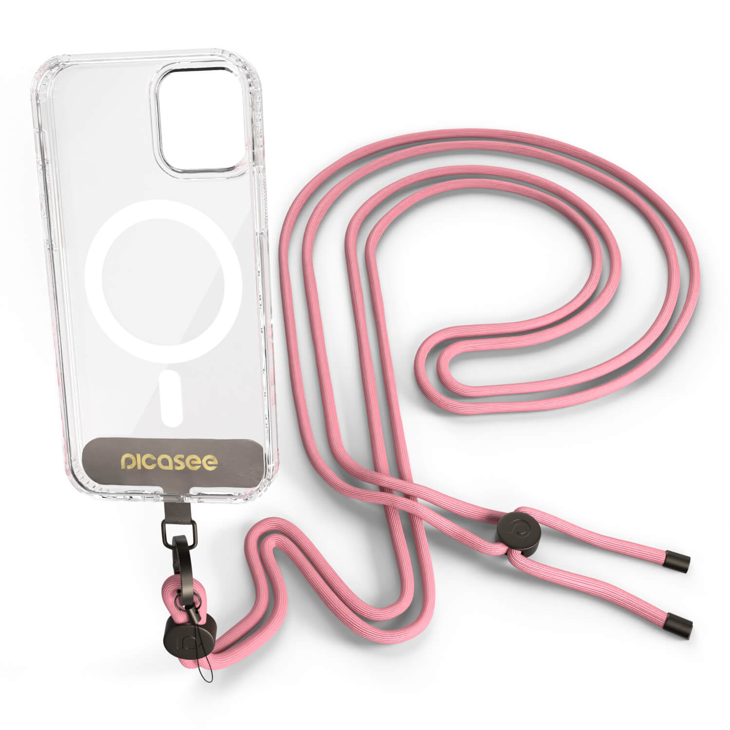 Picasee Cross-body phone strap - Růžový