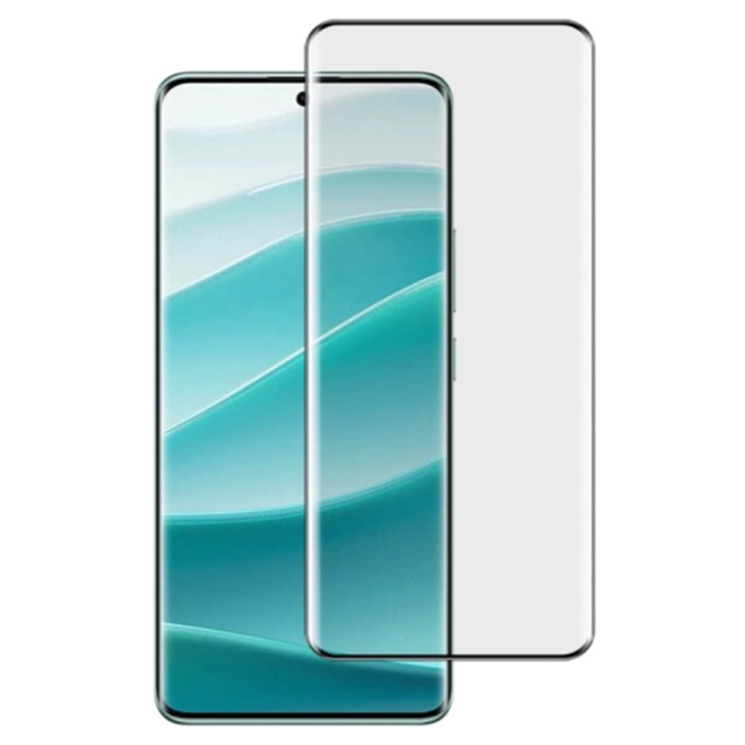 Picasee 3D zahnuté ochranné sklo pro Xiaomi Redmi Note 14 Pro 5G - černé