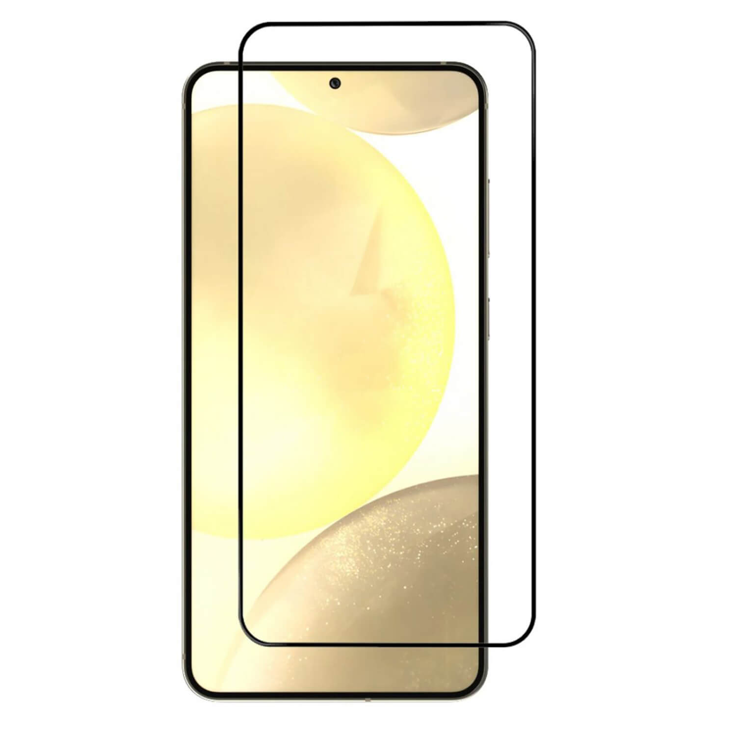 Picasee 3D ochranné tvrzené sklo s rámečkem pro Samsung Galaxy S25 5G - černé
