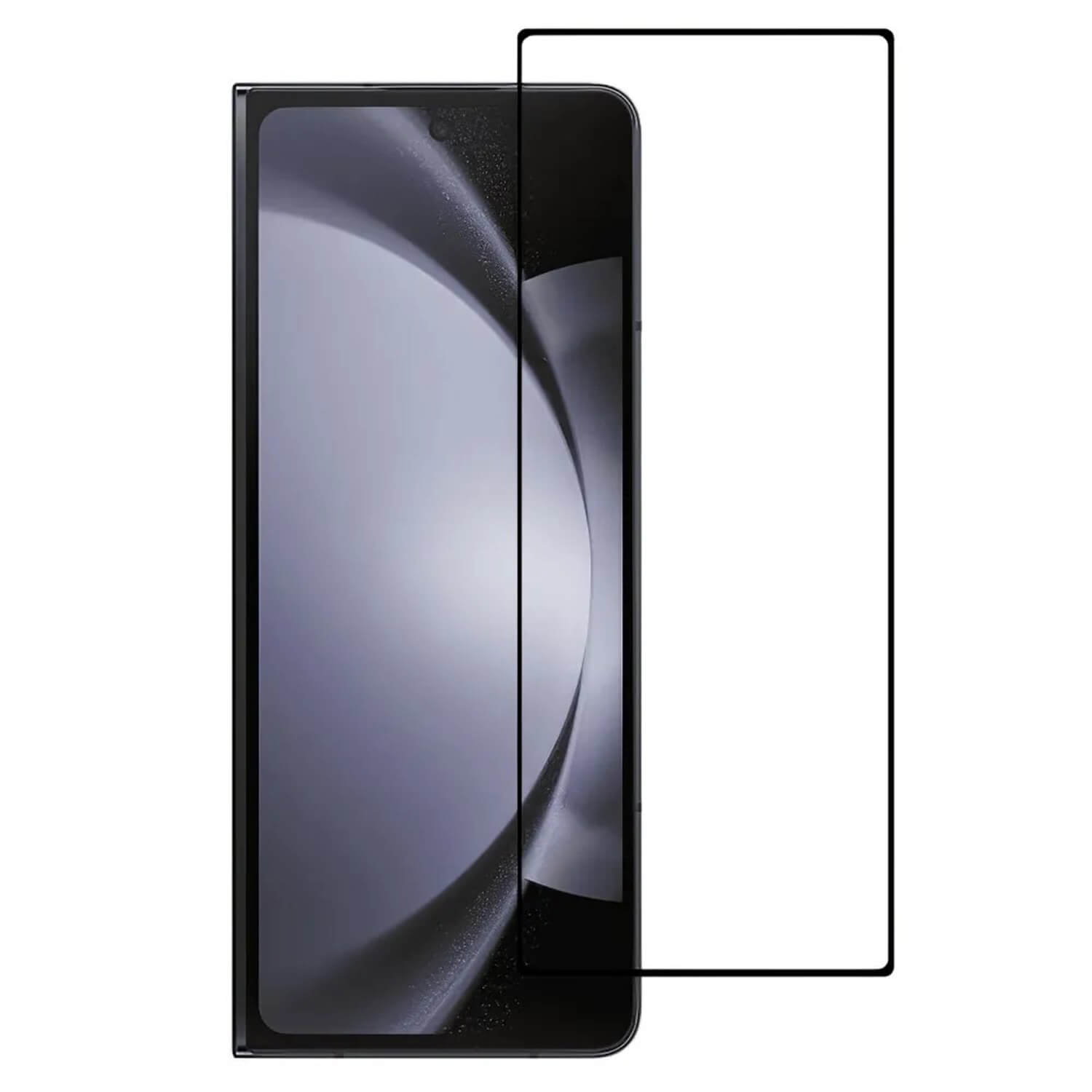 Picasee 3D ochranné tvrzené sklo s rámečkem pro Samsung Galaxy Z Fold6 5G - černé
