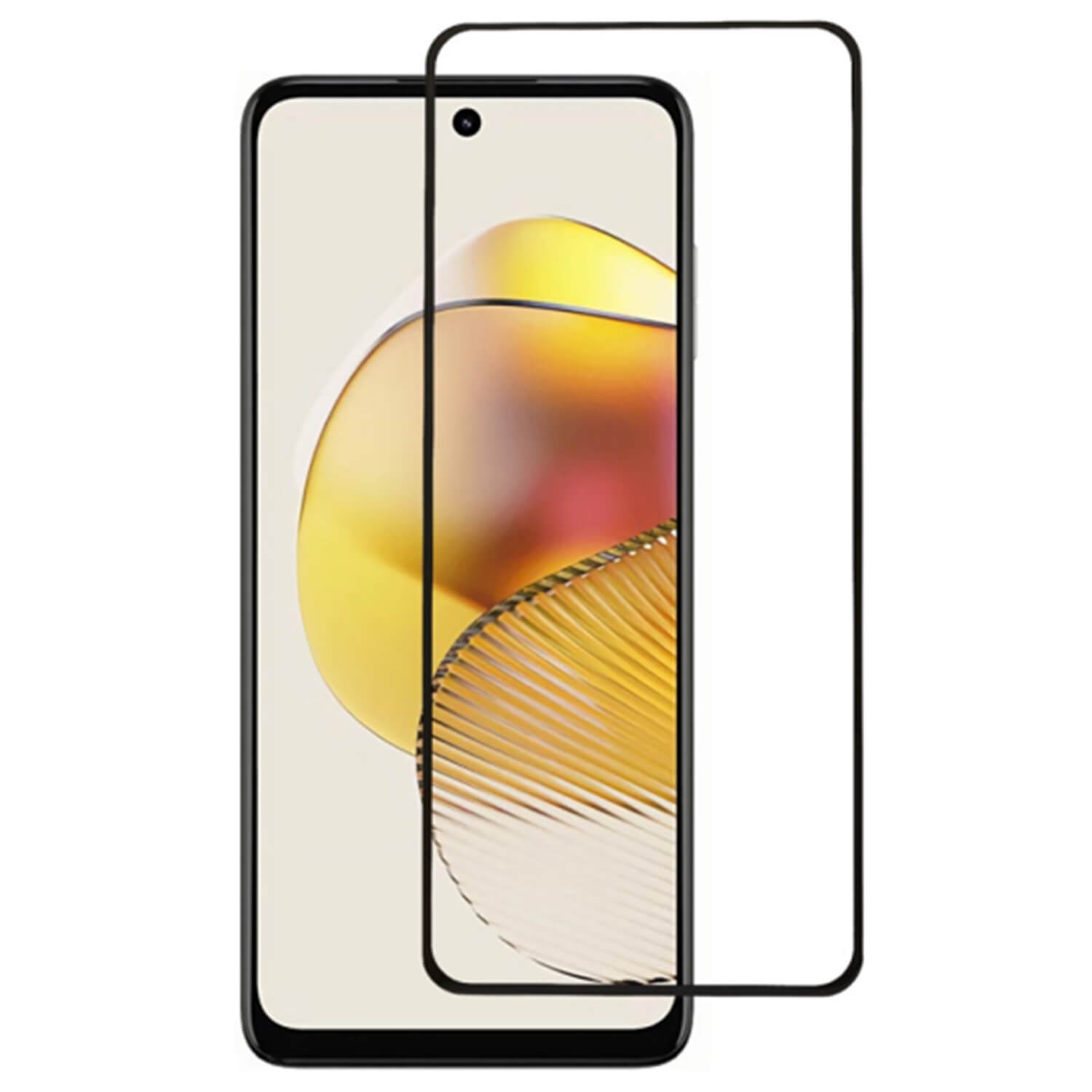 3x Picasee 3D tvrzené sklo s rámečkem pro Motorola Moto G05 - černé - 2+1 zdarma