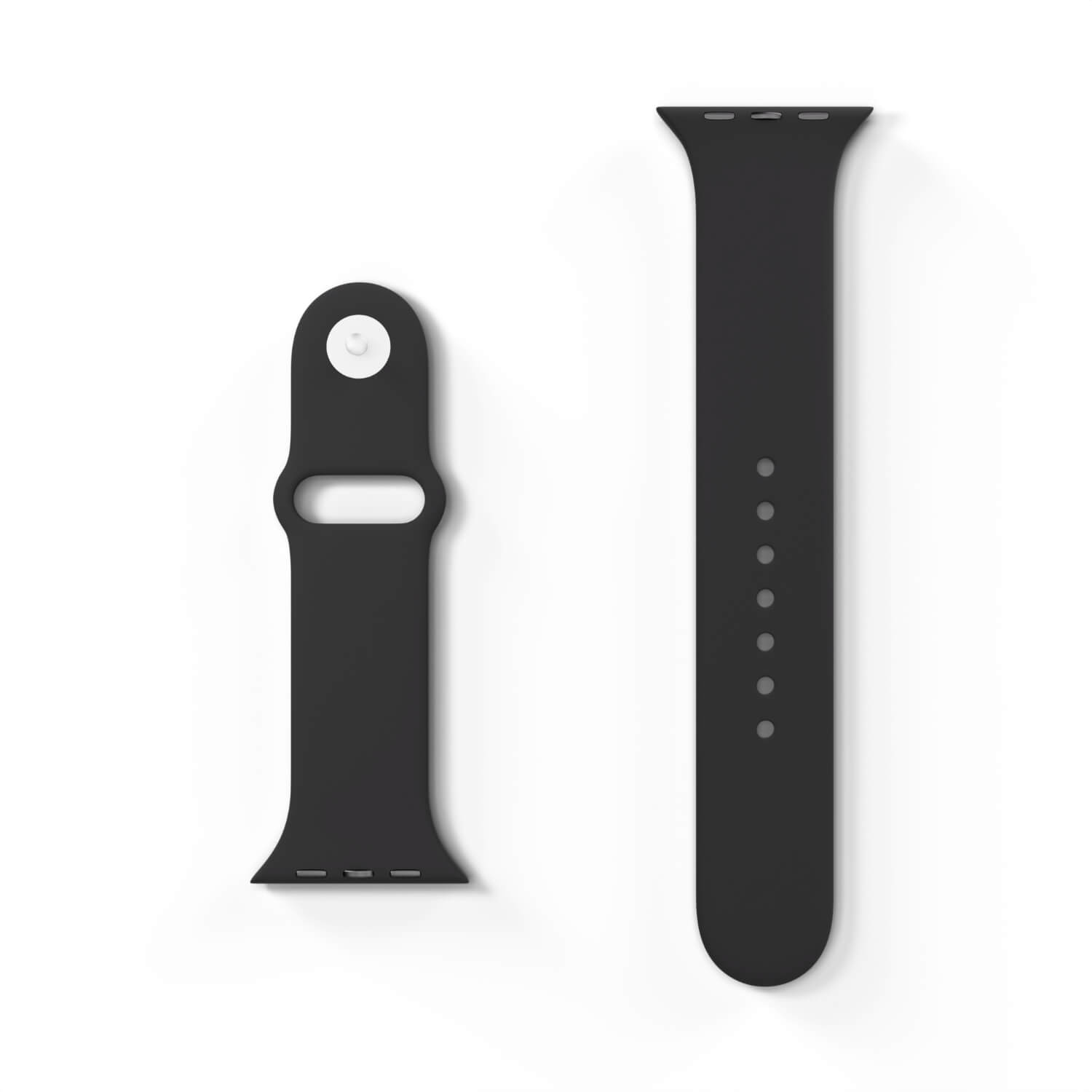 Picasee Pásek s gravírováním pro Apple Watch SE 44 mm (2020) - Černá